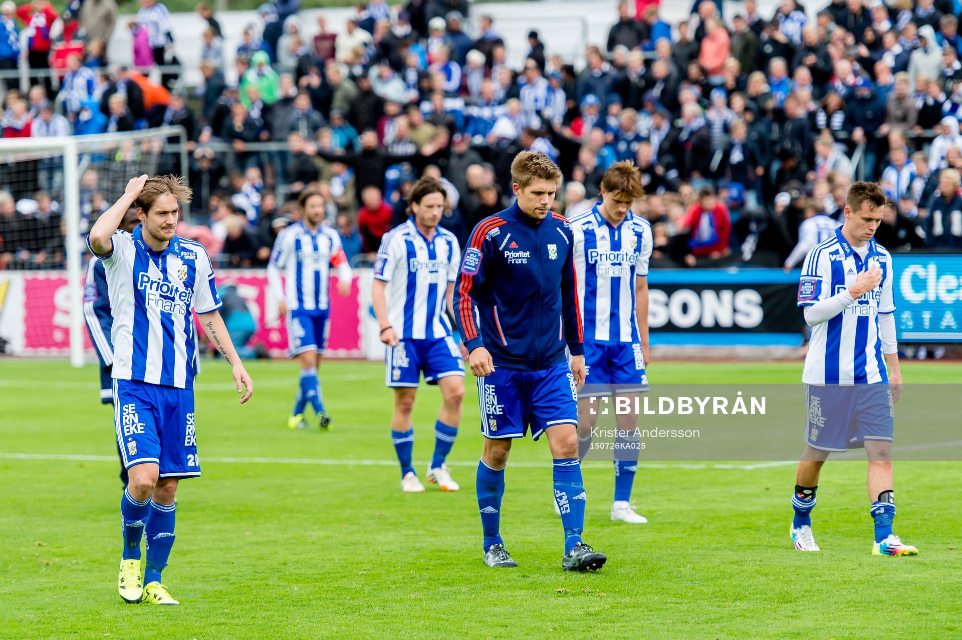 IFK Göteborgs spelare deppar