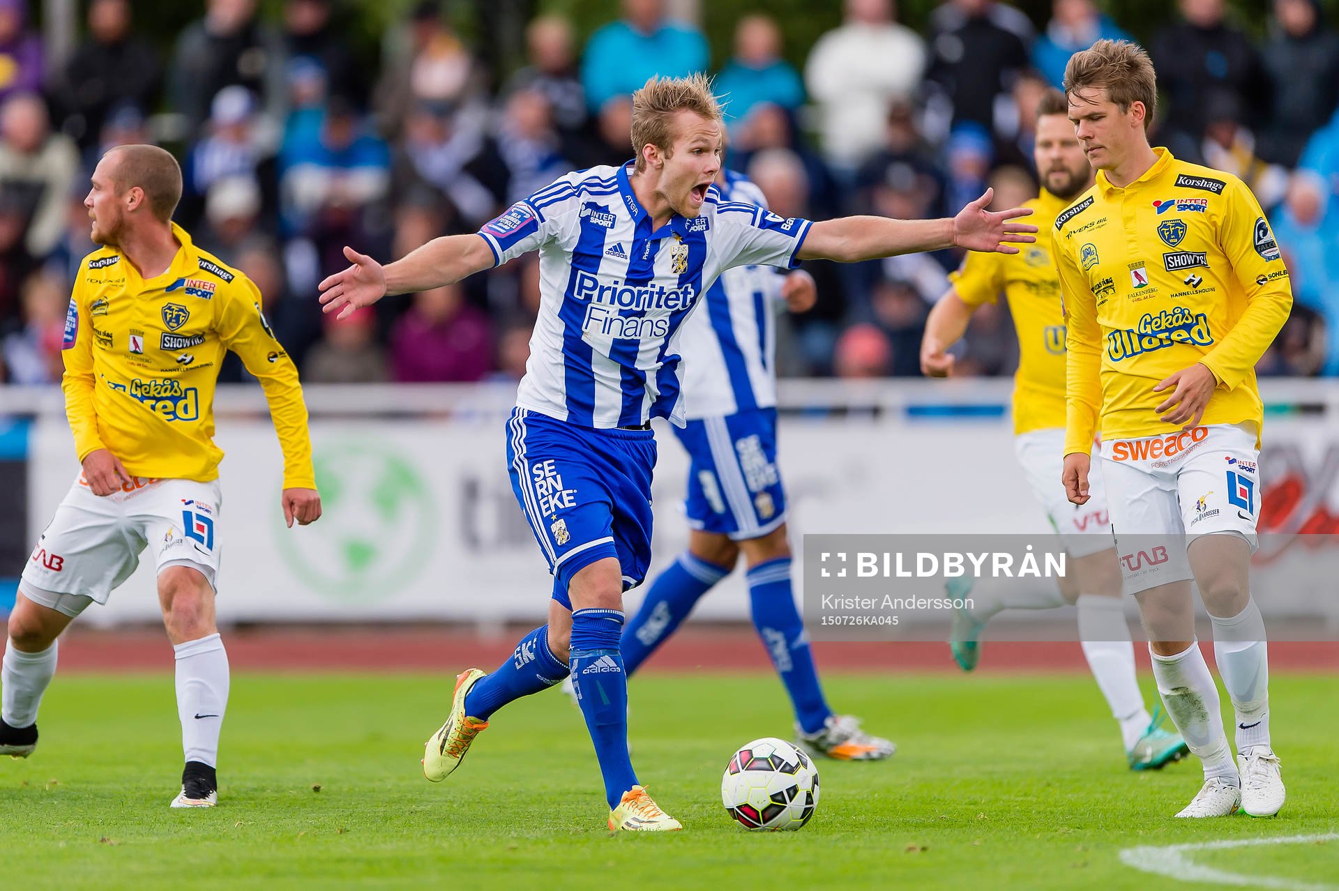 IFK Göteborgs Gustav Engvall blir avblåst trots han har