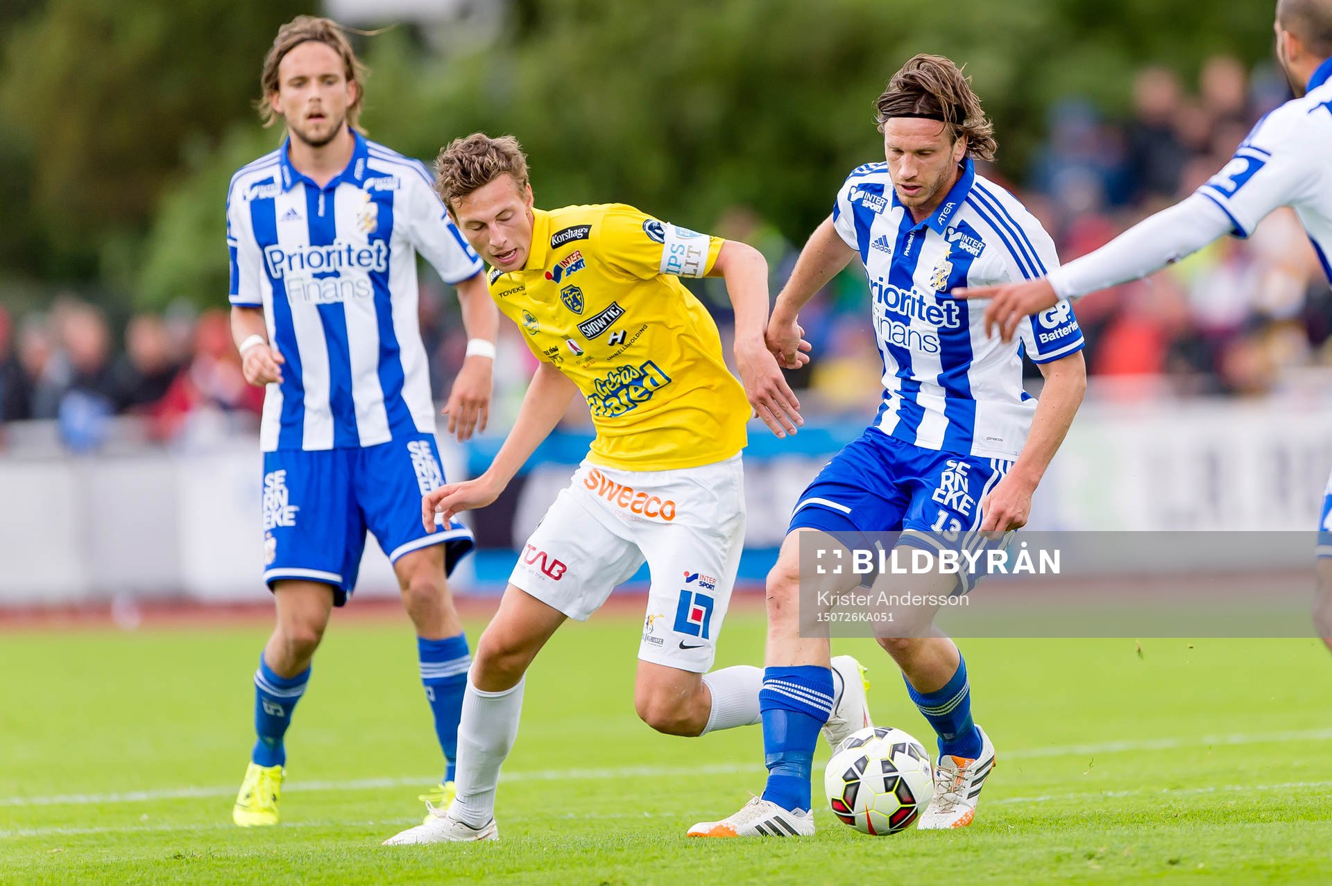Falkenbergs Gustaf Nilsson och IFK Göteborgs Gustav