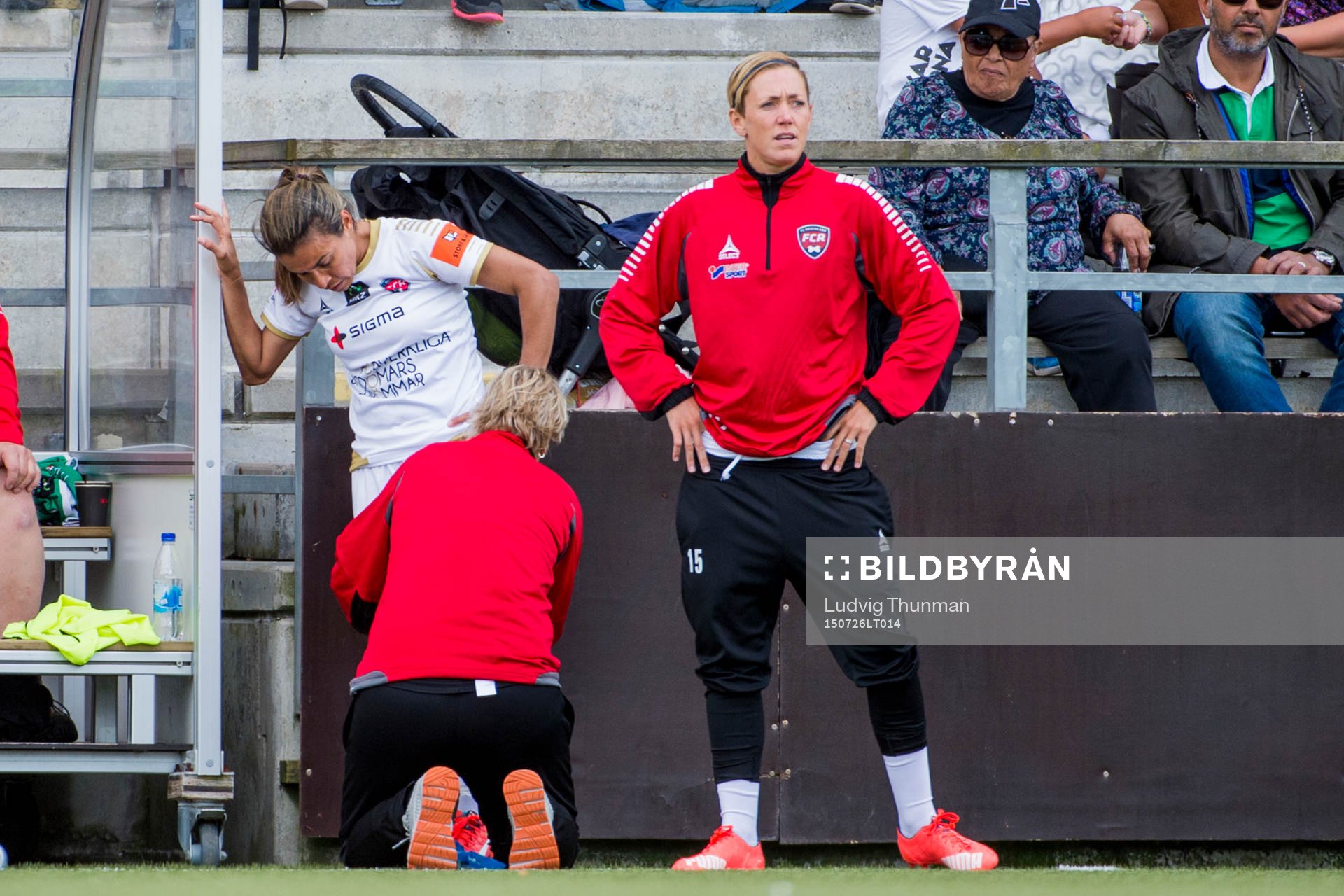FC Rosengårds Marta Viera Da Silva får vård på bänken