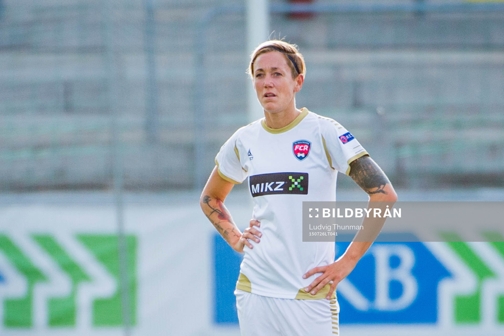 FC Rosengårds Therese Sjögran deppar