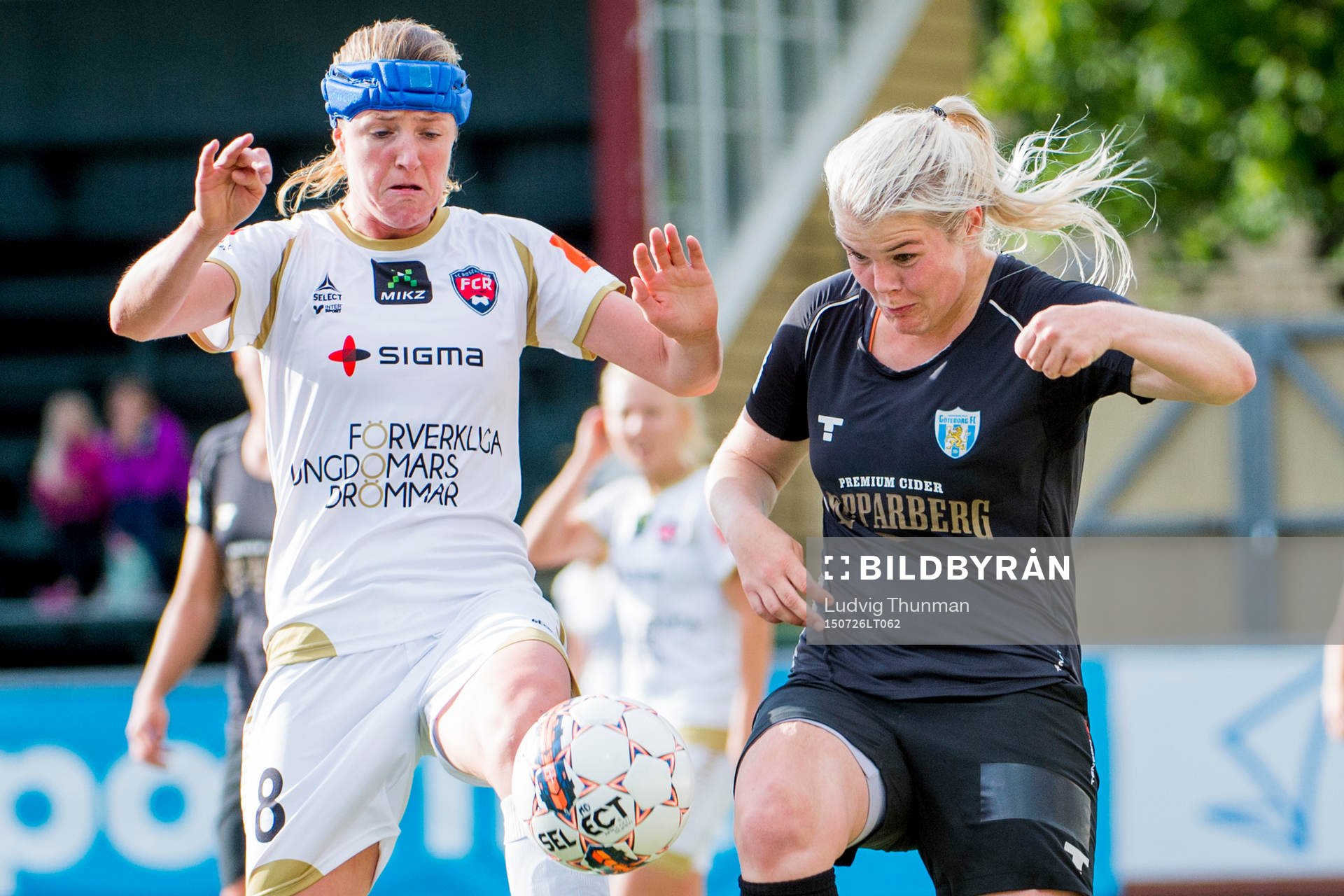 FC Rosengårds Kirsten van de Ven och Göteborgs Arna Sif