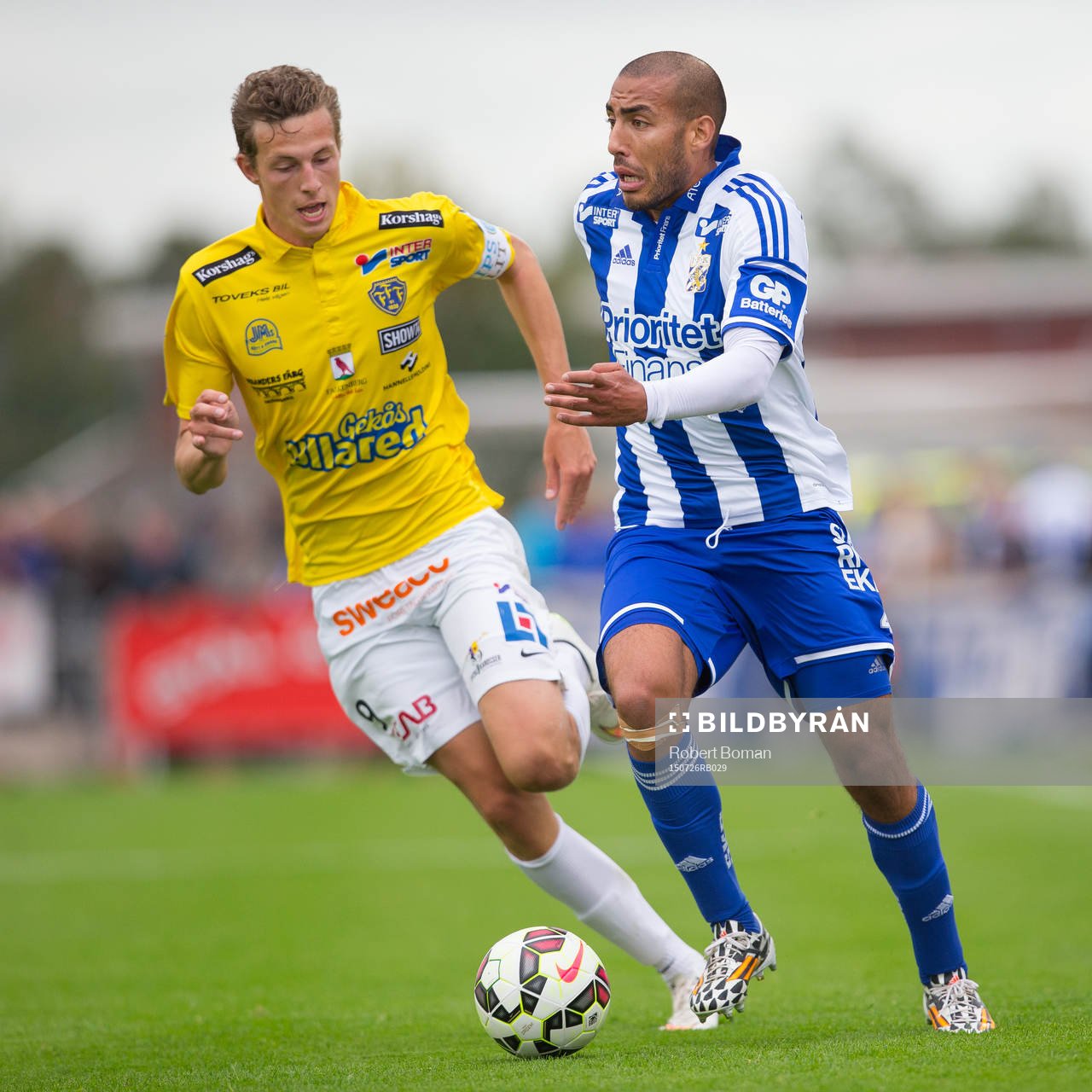 Falkenbergs Gustaf Nilsson och Göteborgs Haitam Aleesami