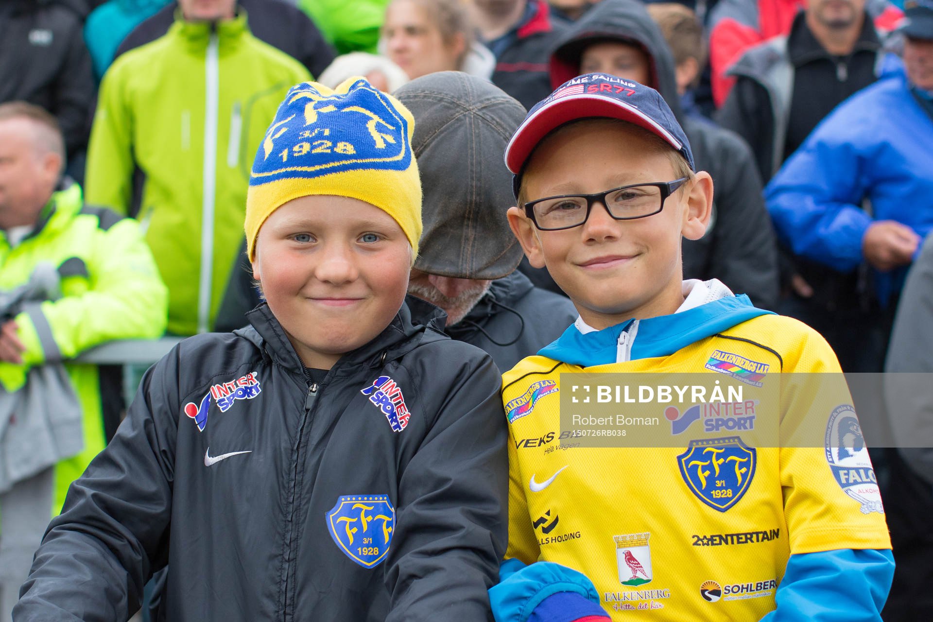 Två Falkenbergs supportrar