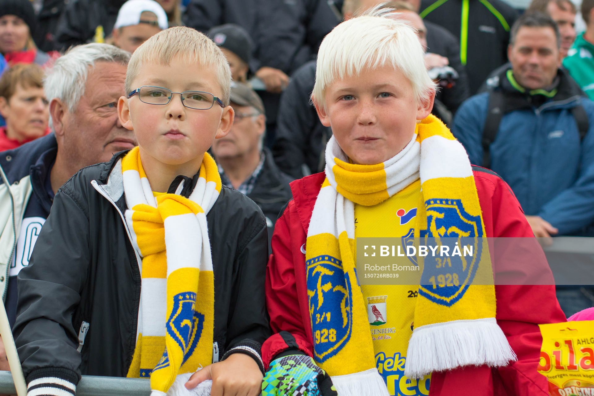 Två Falkenbergs supportrar