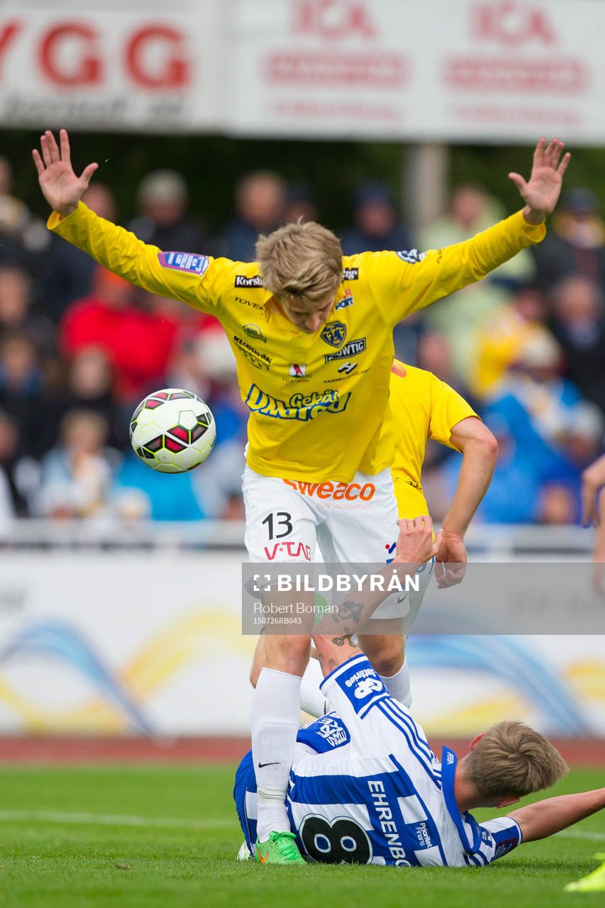 Falkenbergs Adam Eriksson och Göteborgs Søren Rieks