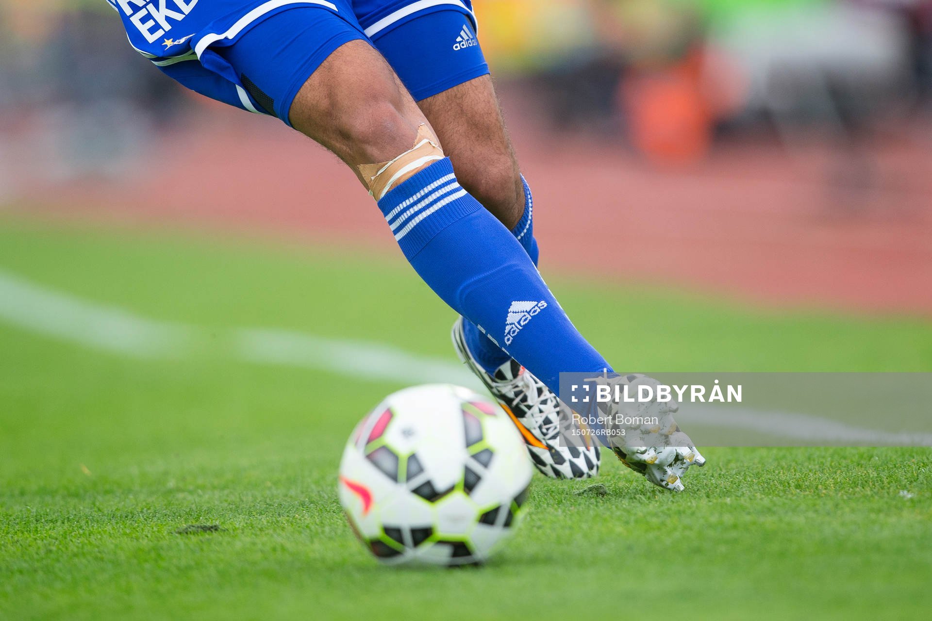 Ben och en fotboll