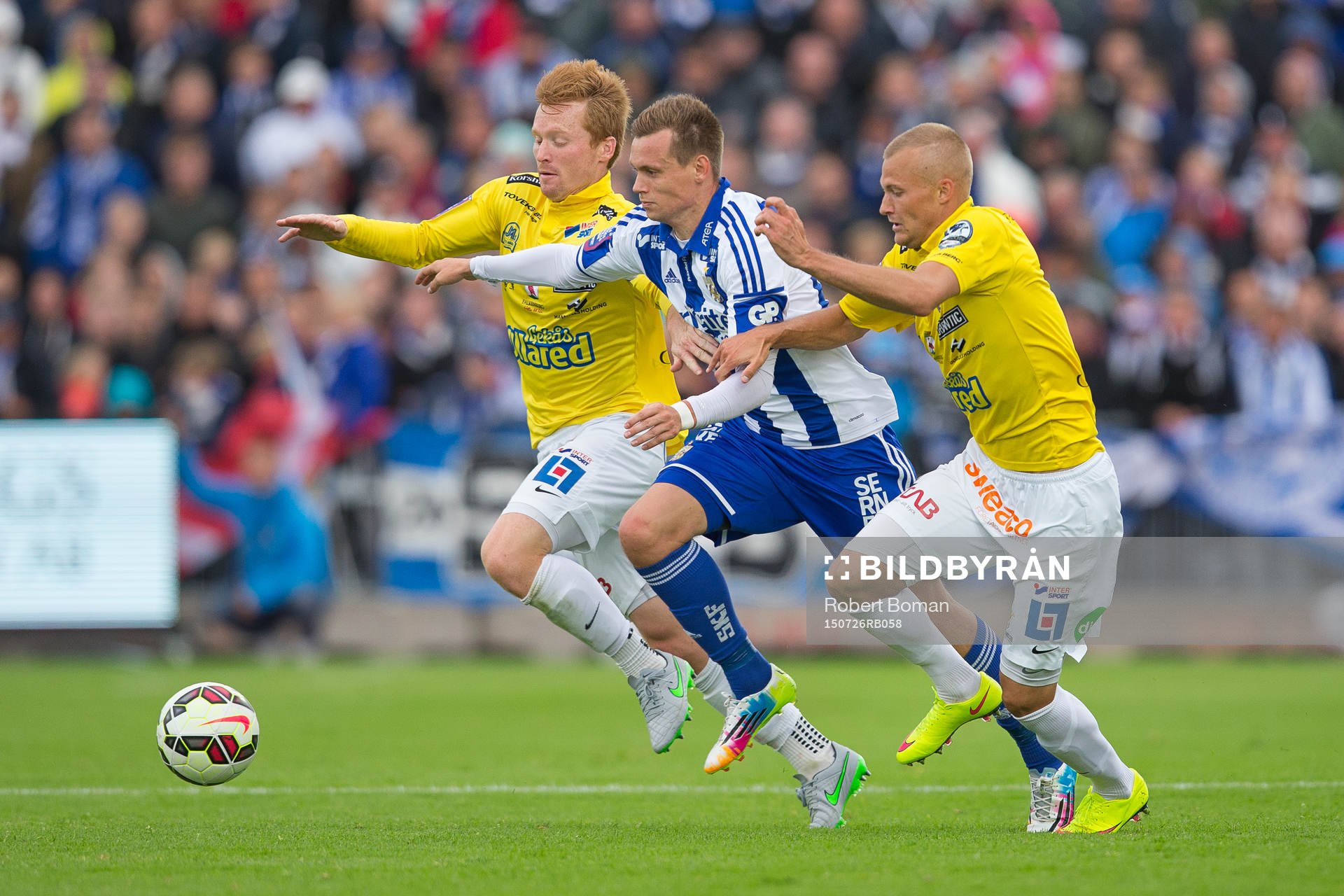 Falkenbergs Dan Keat och Göteborgs Jakob Ankersen och