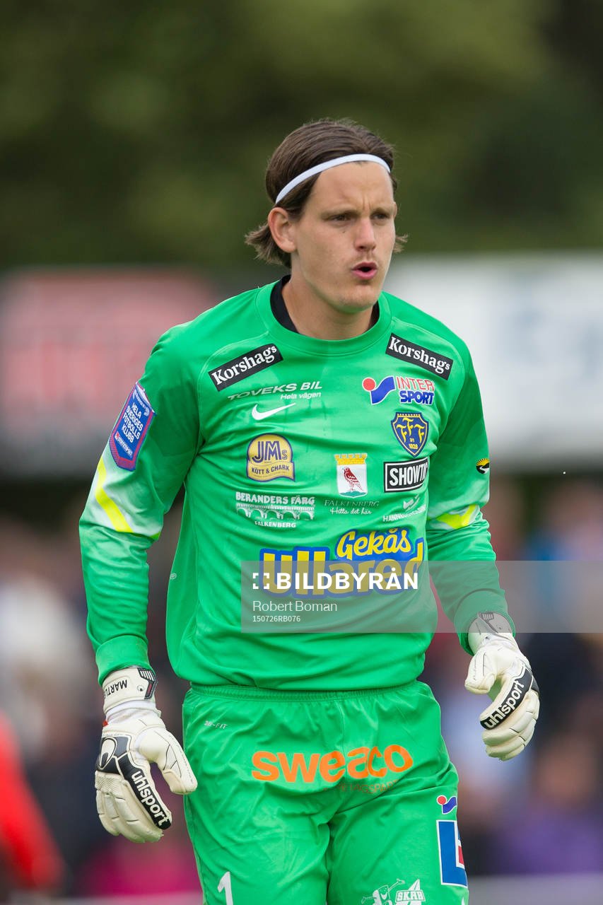Falkenbergs Målvakt Otto Martler