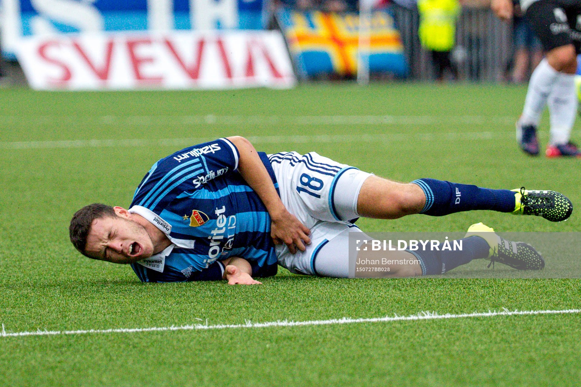Djurgårdens Kerim Mrabti har ont