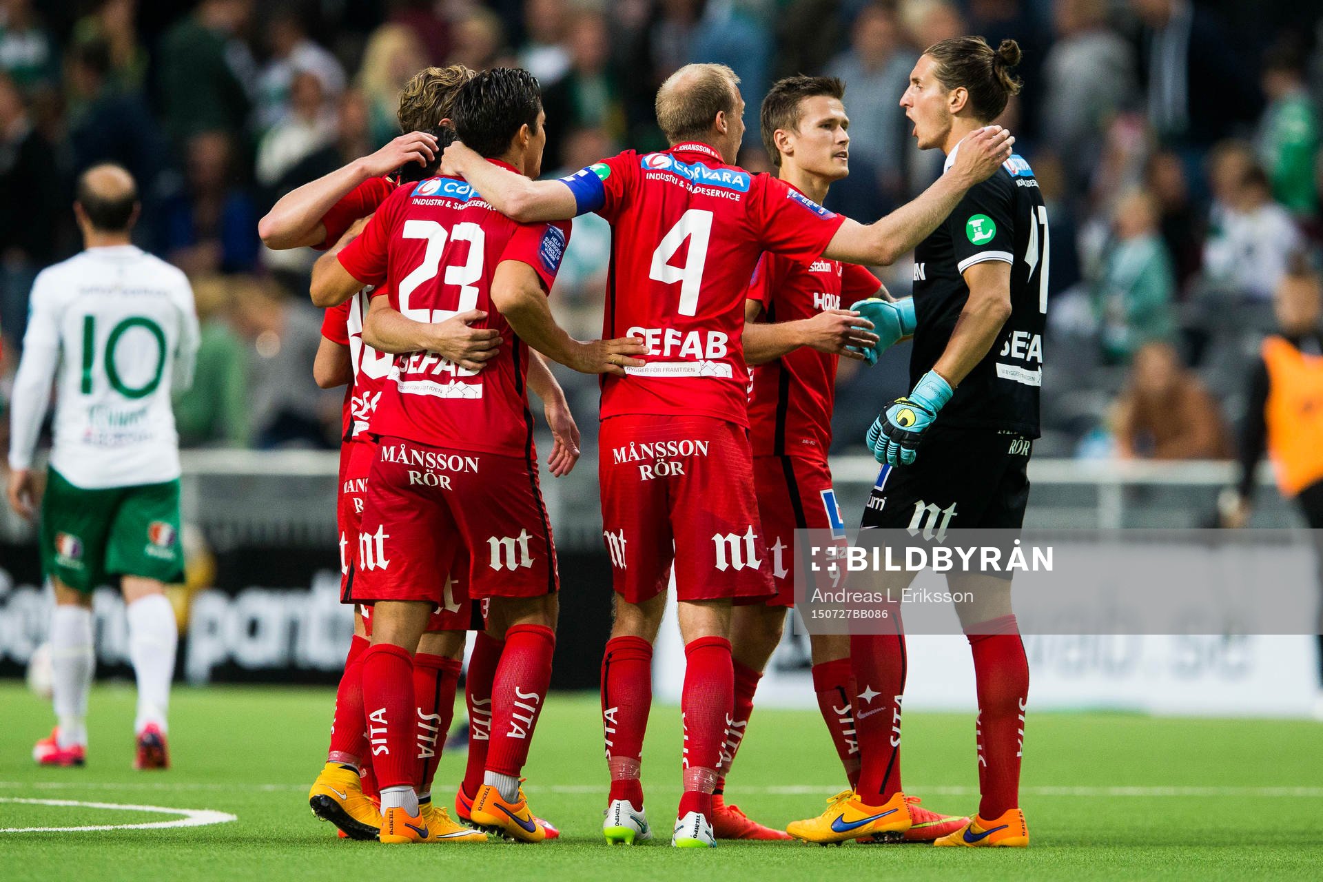 Norrköpings David Boo Wiklander, Andreas Johansson, Arnor