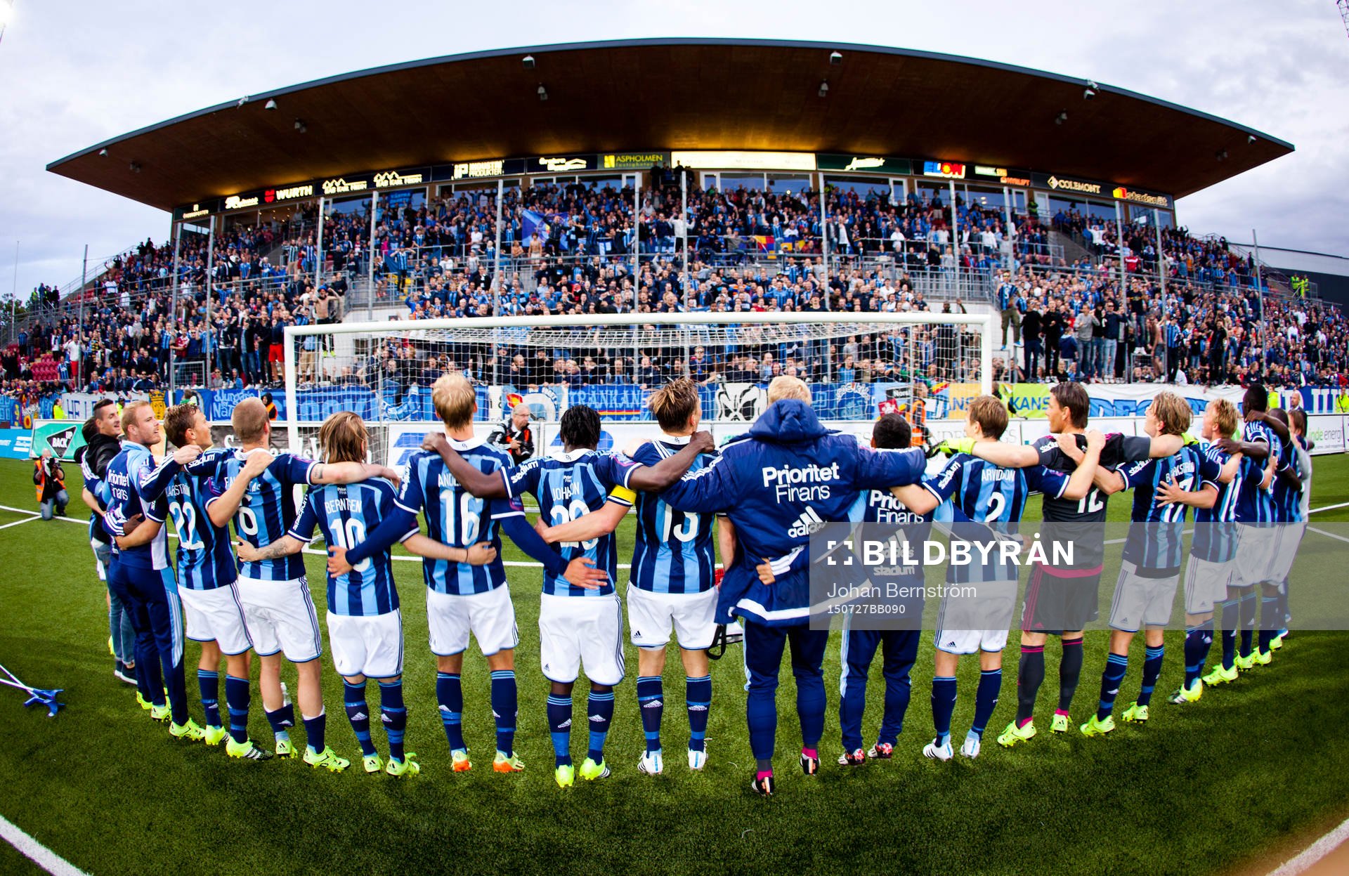 Djurgårdens Jesper Karlström, Daniel Berntsen, Sebastian