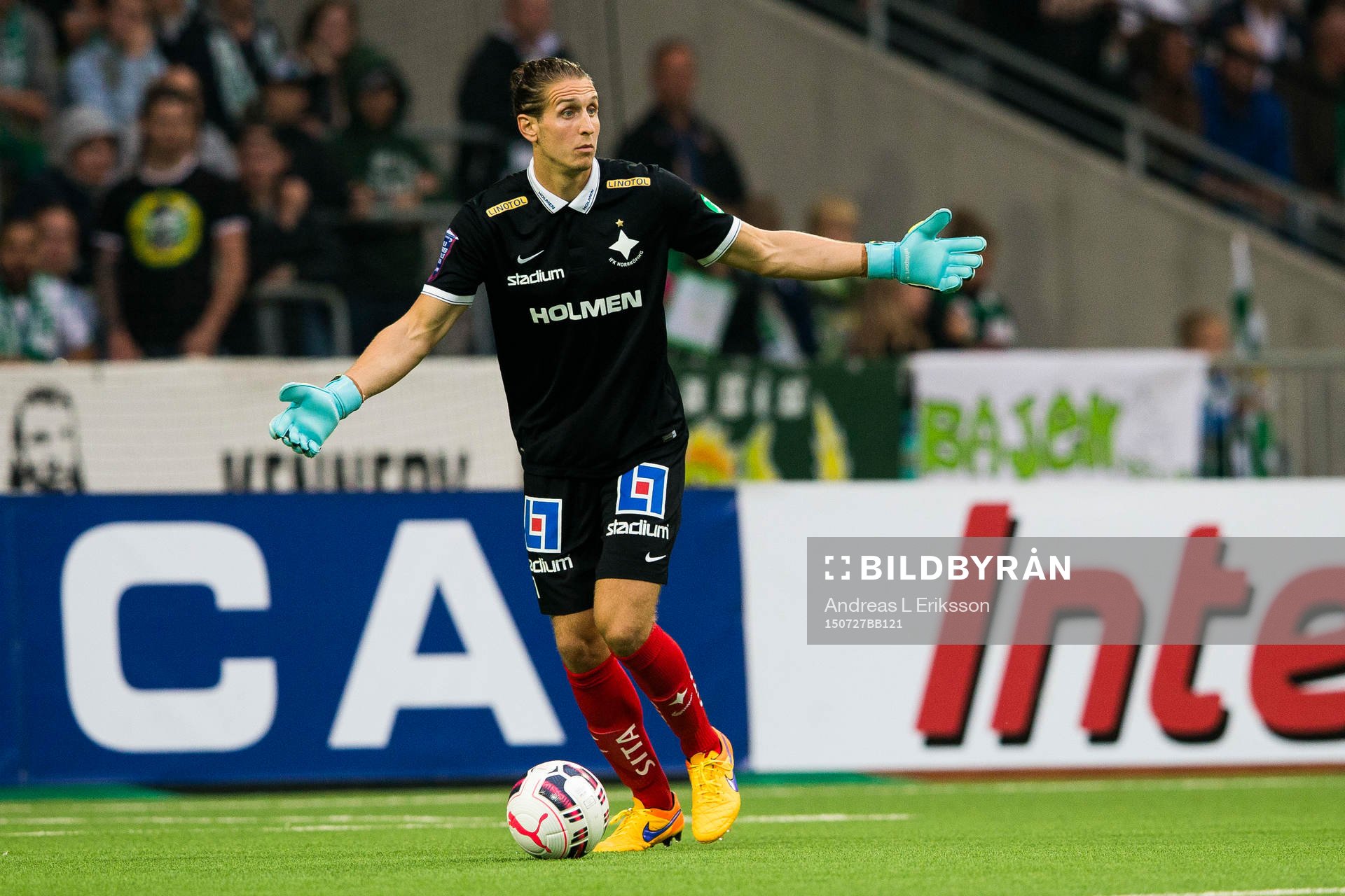 Norrköpings målvakt David Mitov Nilsson