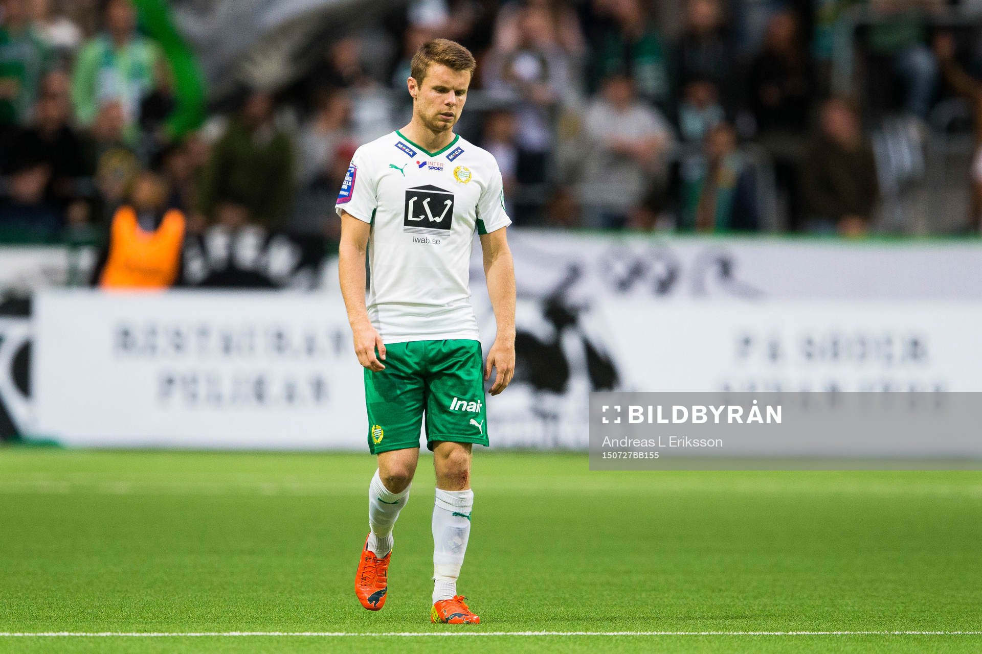 Hammarbys Måns Söderqvist ser deppig ut