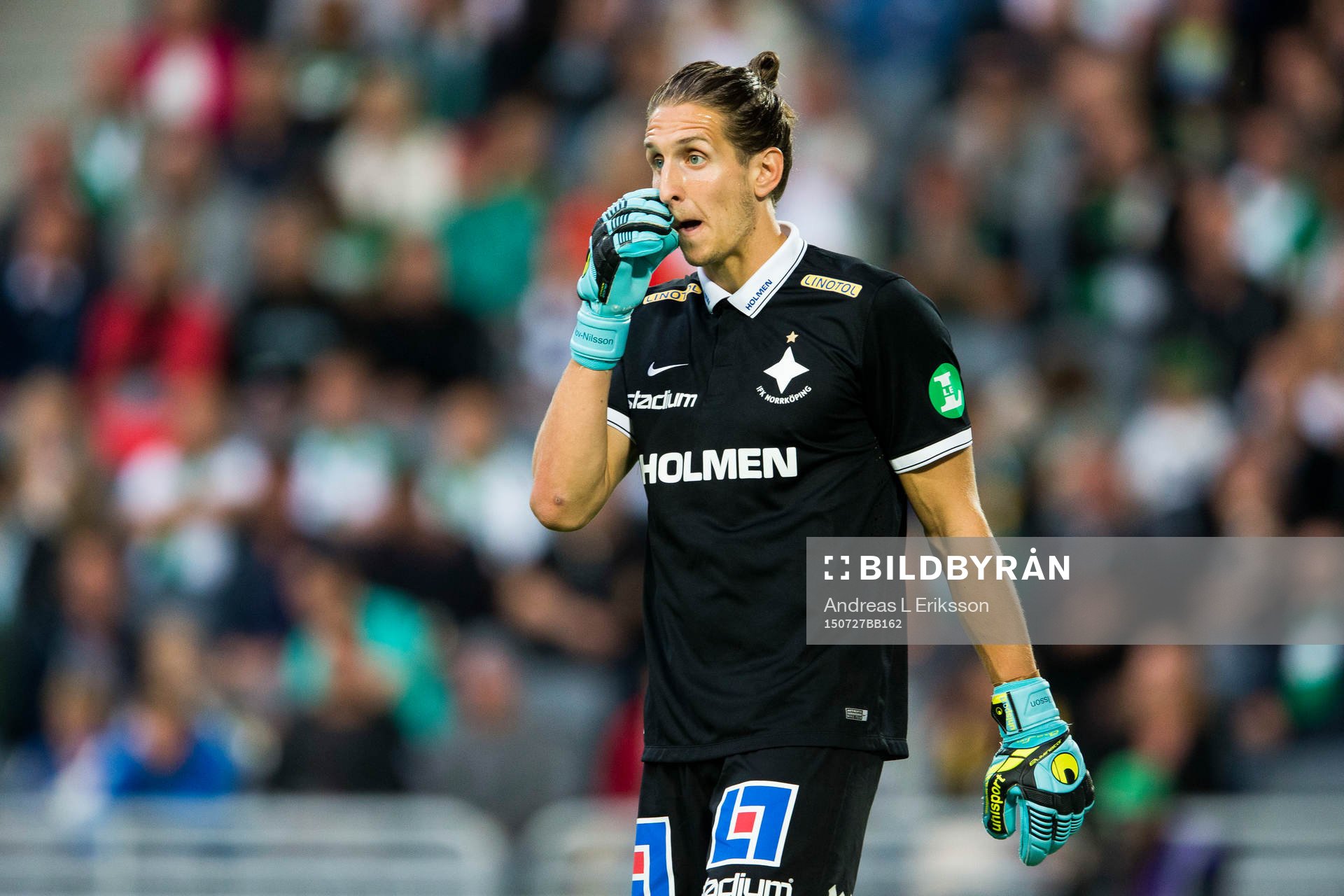 Norrköpings målvakt David Mitov Nilsson
