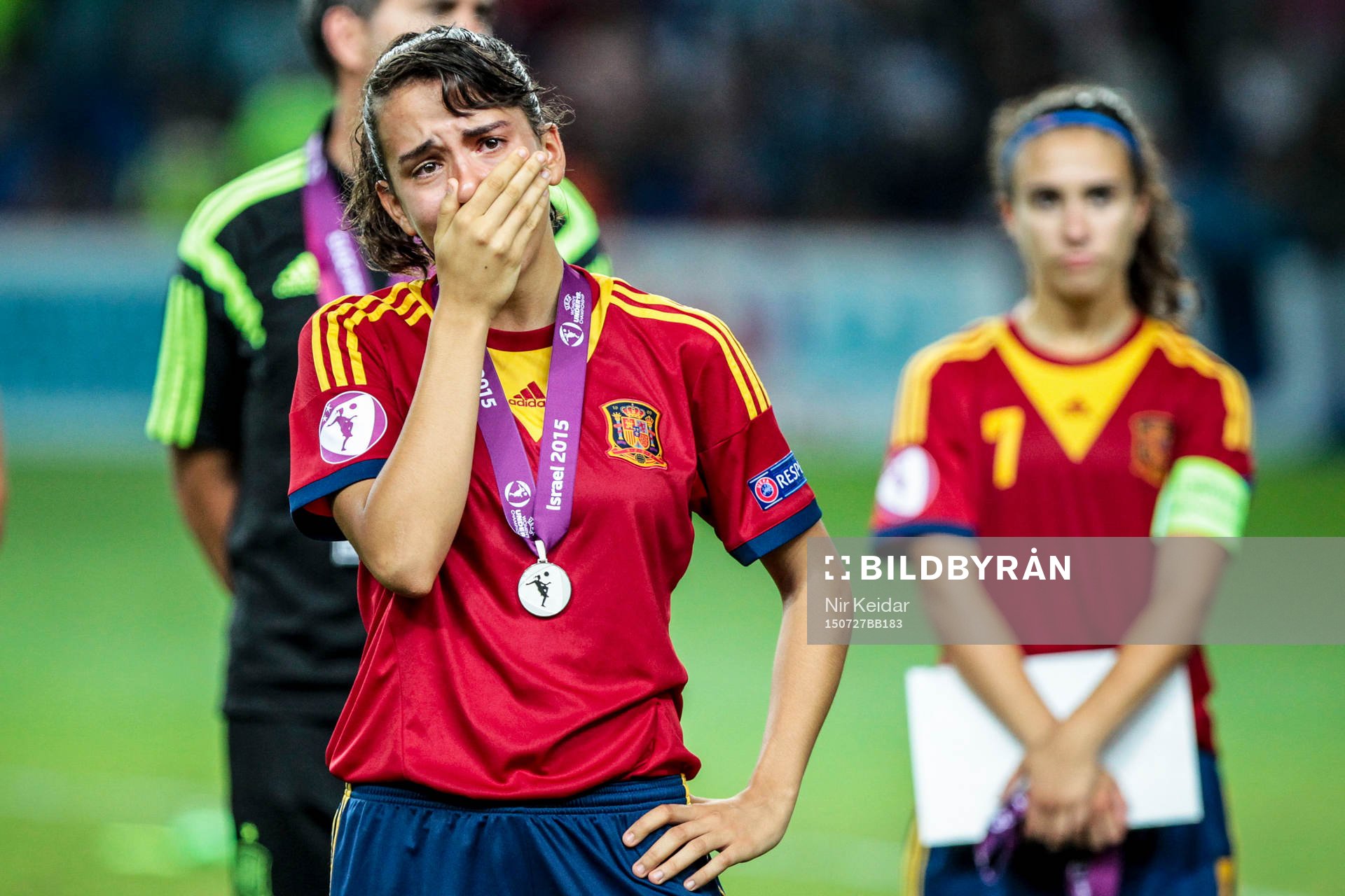 Spaniens spelare deppar