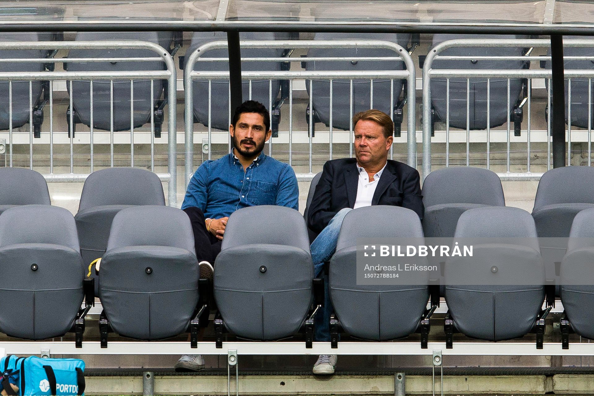 Hammarbys Pablo Pinones-Arce och Hammarbys sportchef Mats