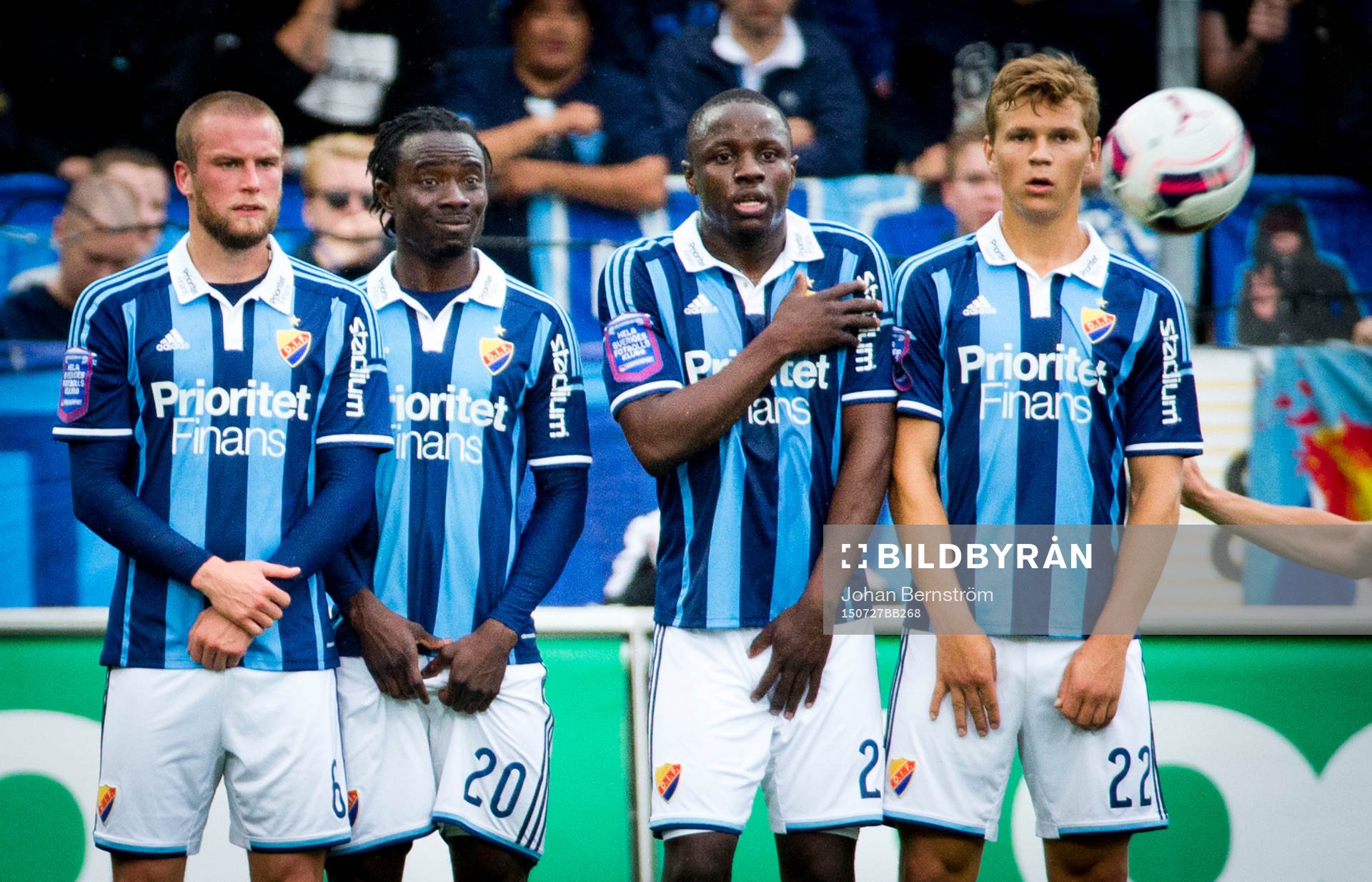 Djurgårdens Alexander Faltsetas, Sam Johnson, Nyasha