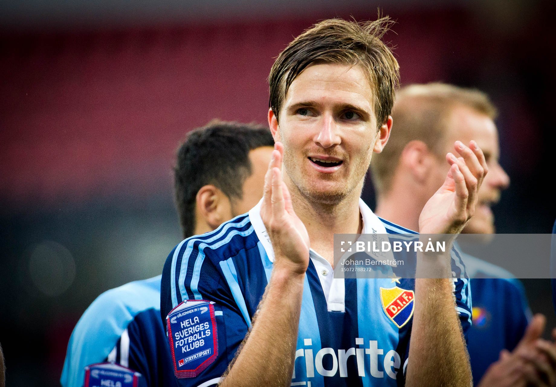 Matchens enda målskytt Djurgårdens Jesper Arvidsson