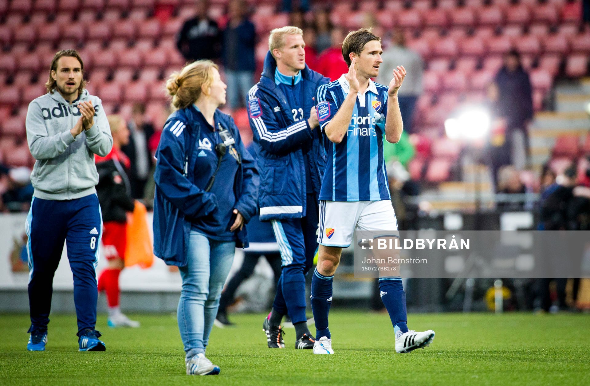 Matchens enda målskytt Djurgårdens Jesper Arvidsson