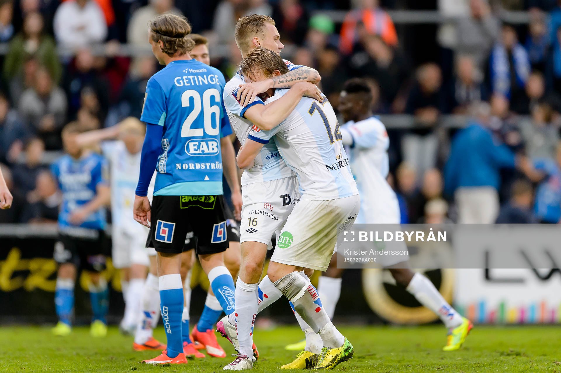 Gefles David Fällman jublar