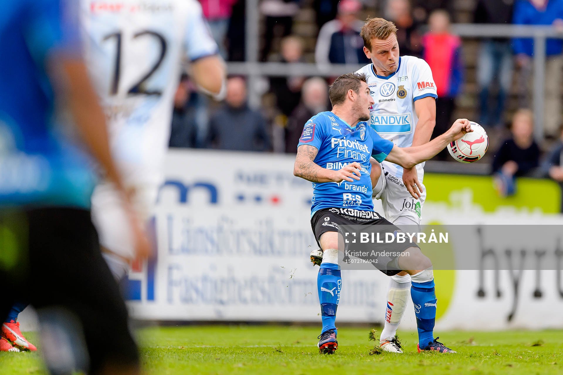 Halmstads James Keene och Gefles Jens Portin