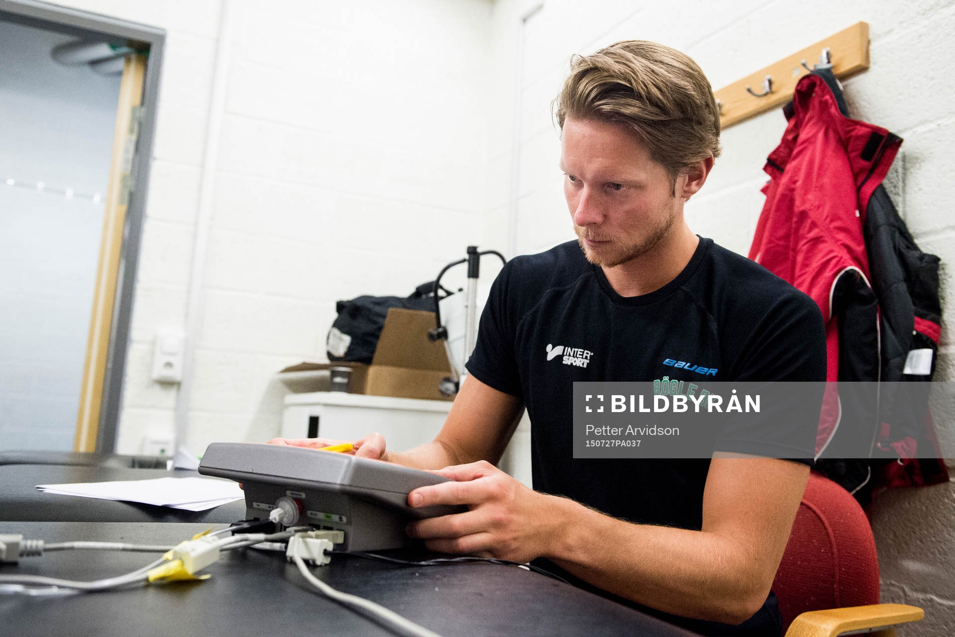 Rögles sjukgymnast Markus Pettersson