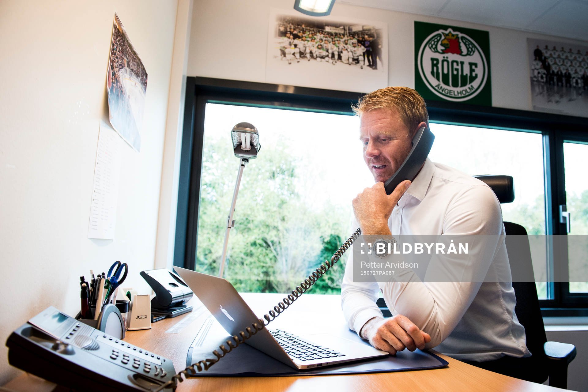 Rögles nya klubbdirektör Marcus Thuresson pratar i