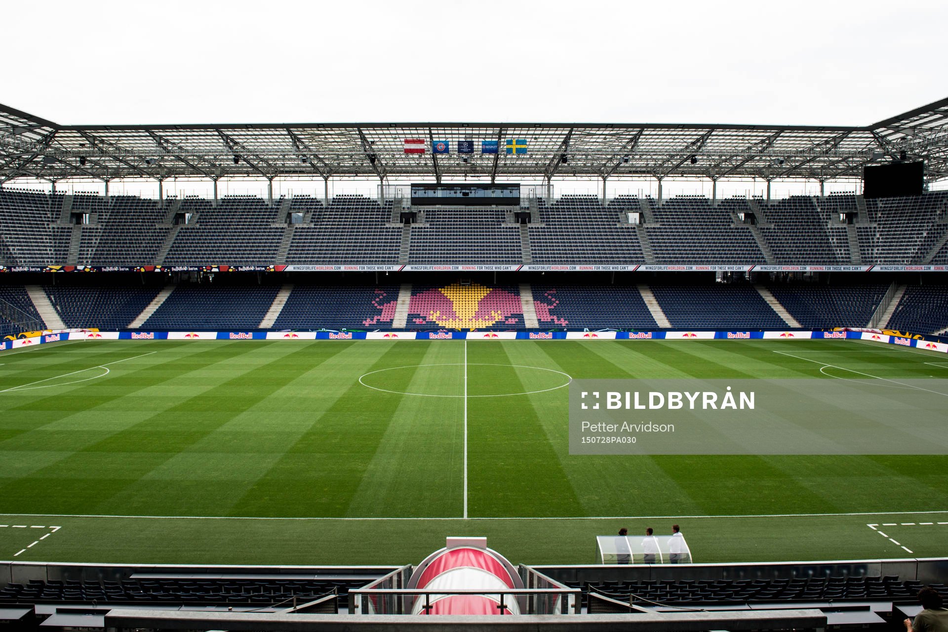Översiktsbild över Red Bull Arena