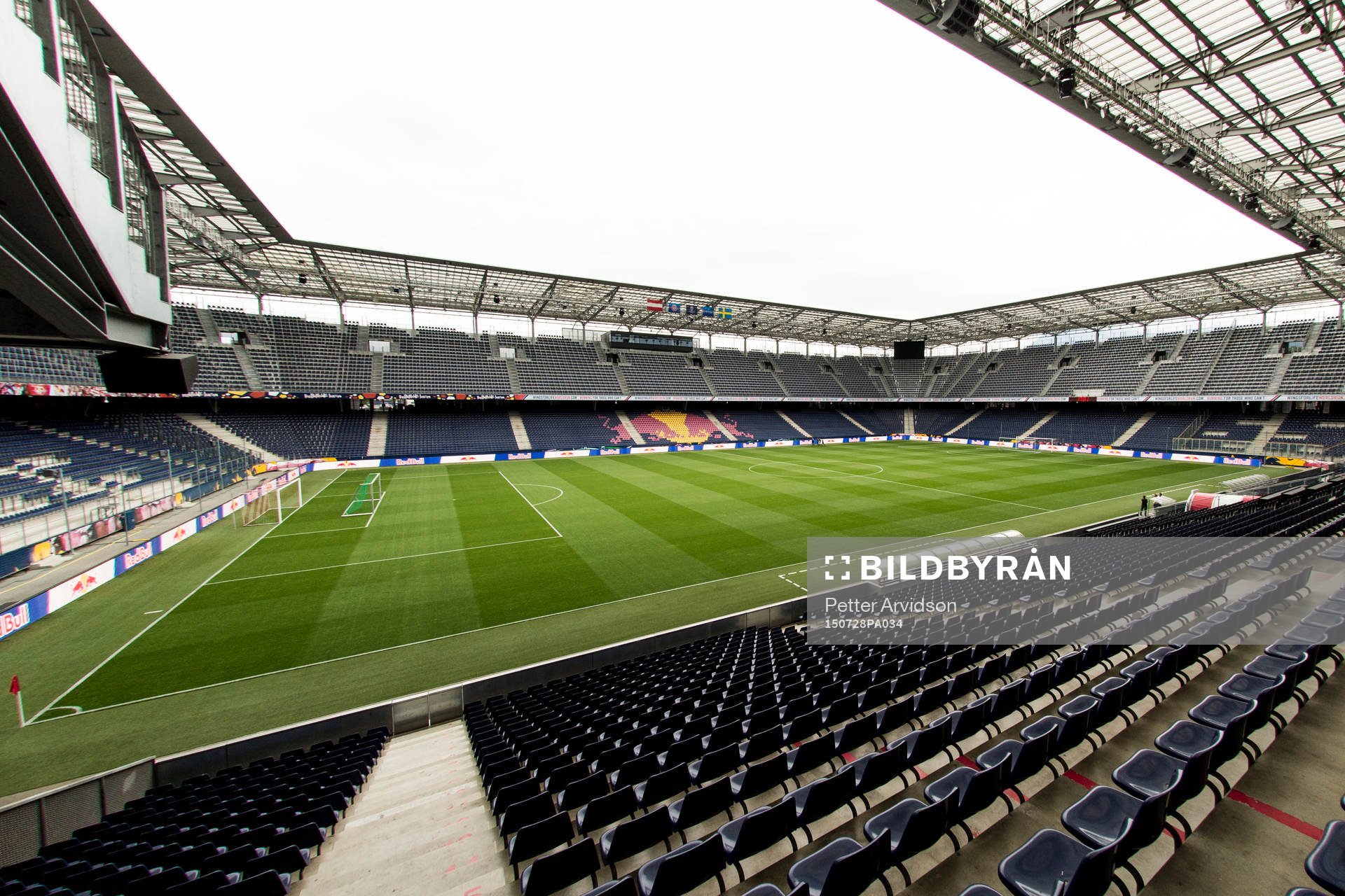Översiktsbild över Red Bull Arena