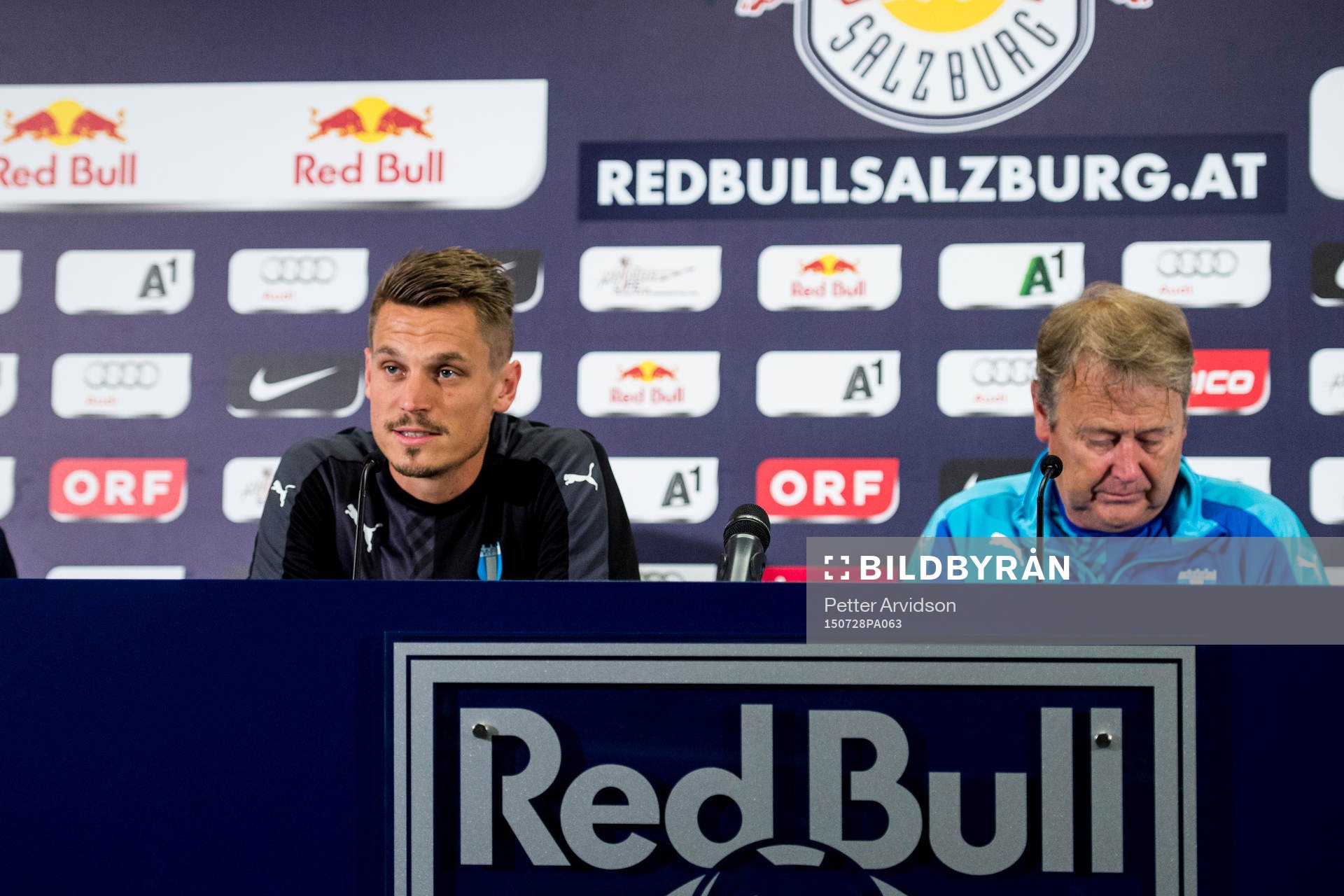 Malmö FFs Markus Rosenberg och tränare Åge Hareide