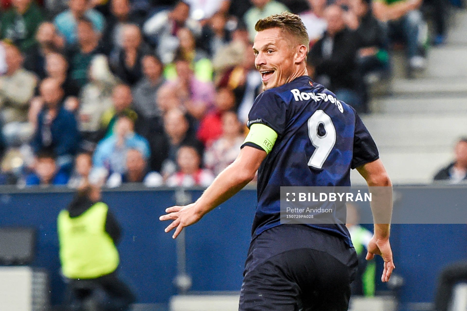Malmö FFs Markus Rosenberg jublar