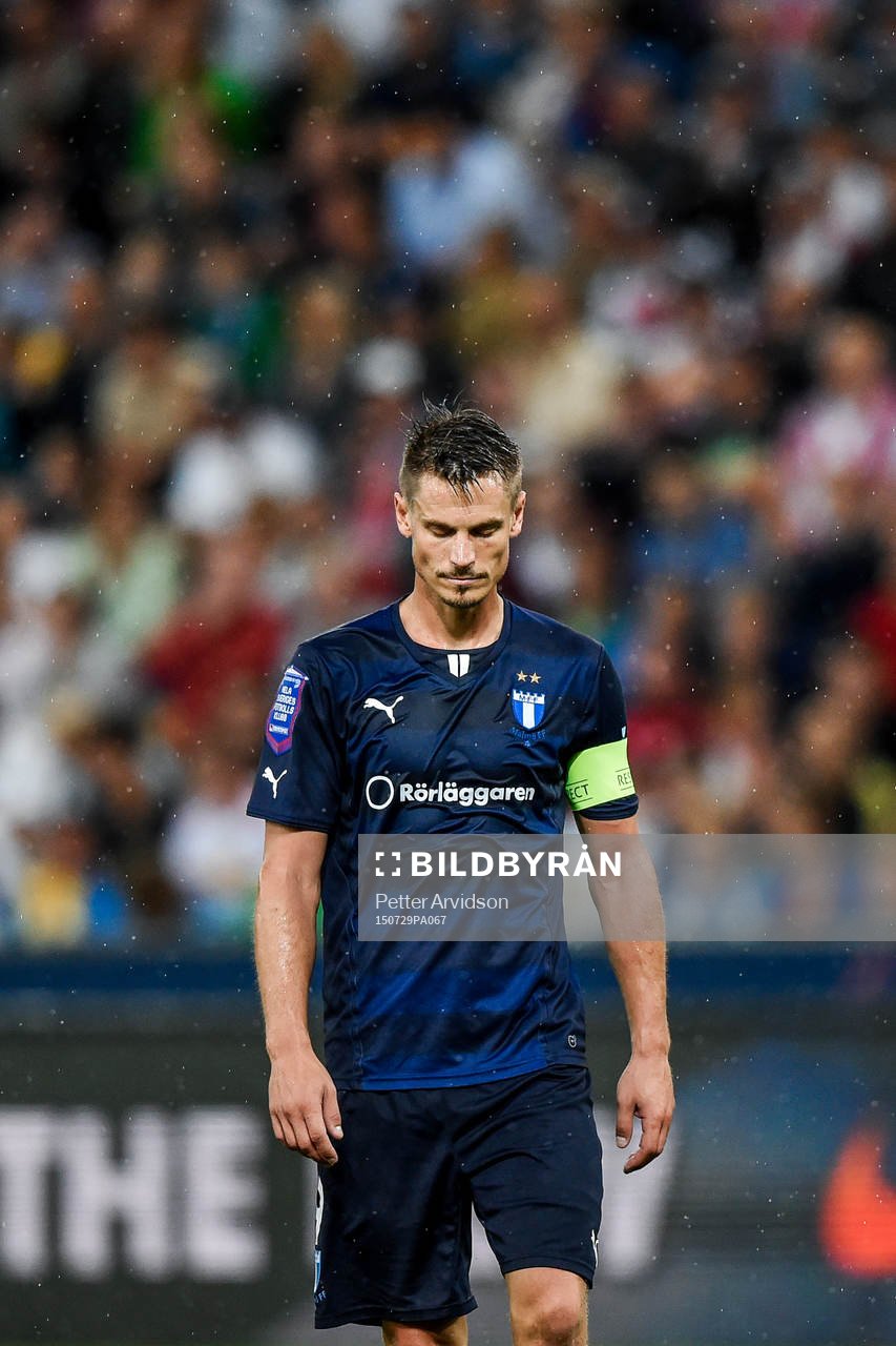 Malmö FFs Markus Rosenberg deppar