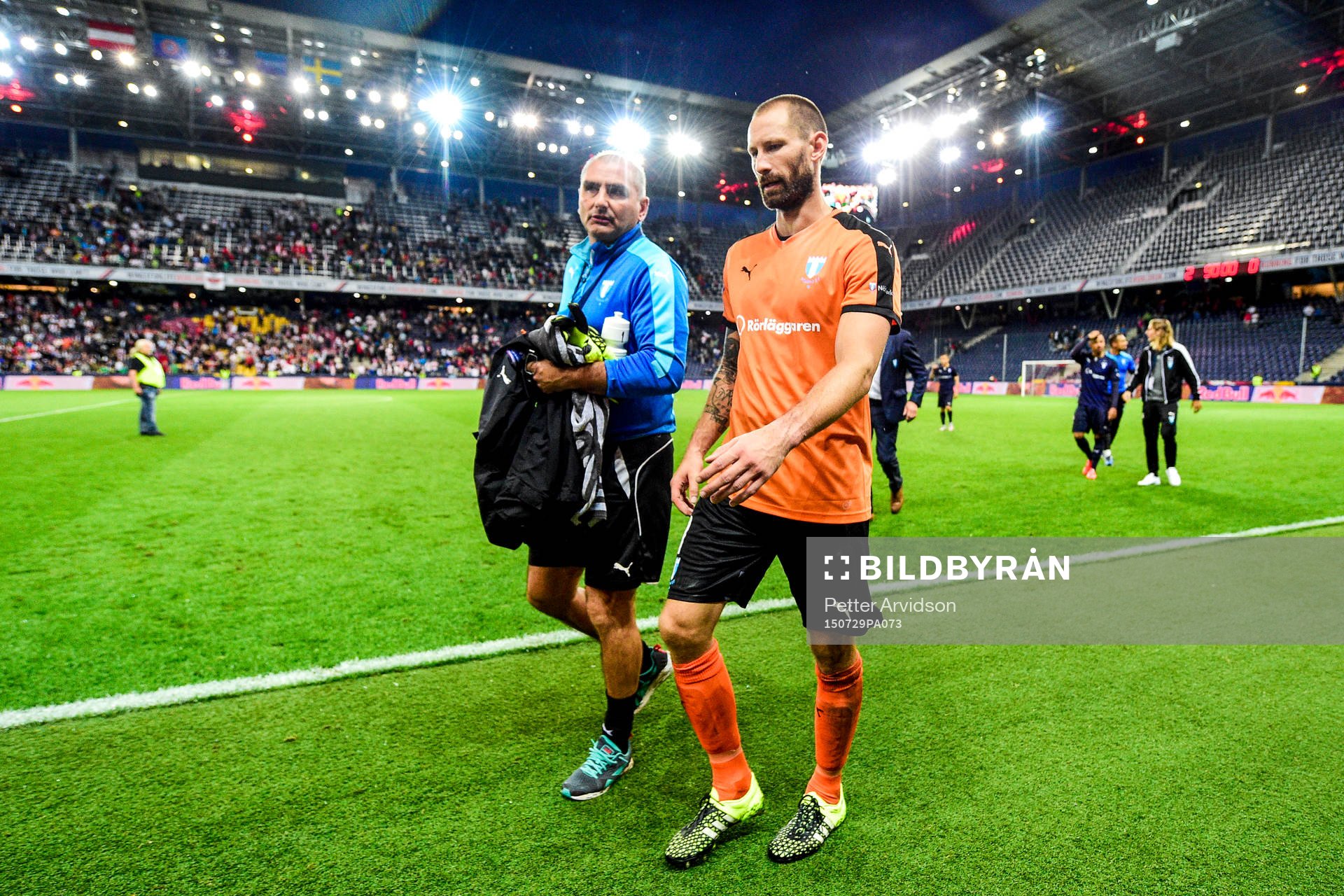 Malmö FFs målvakt Johan Wiland deppar