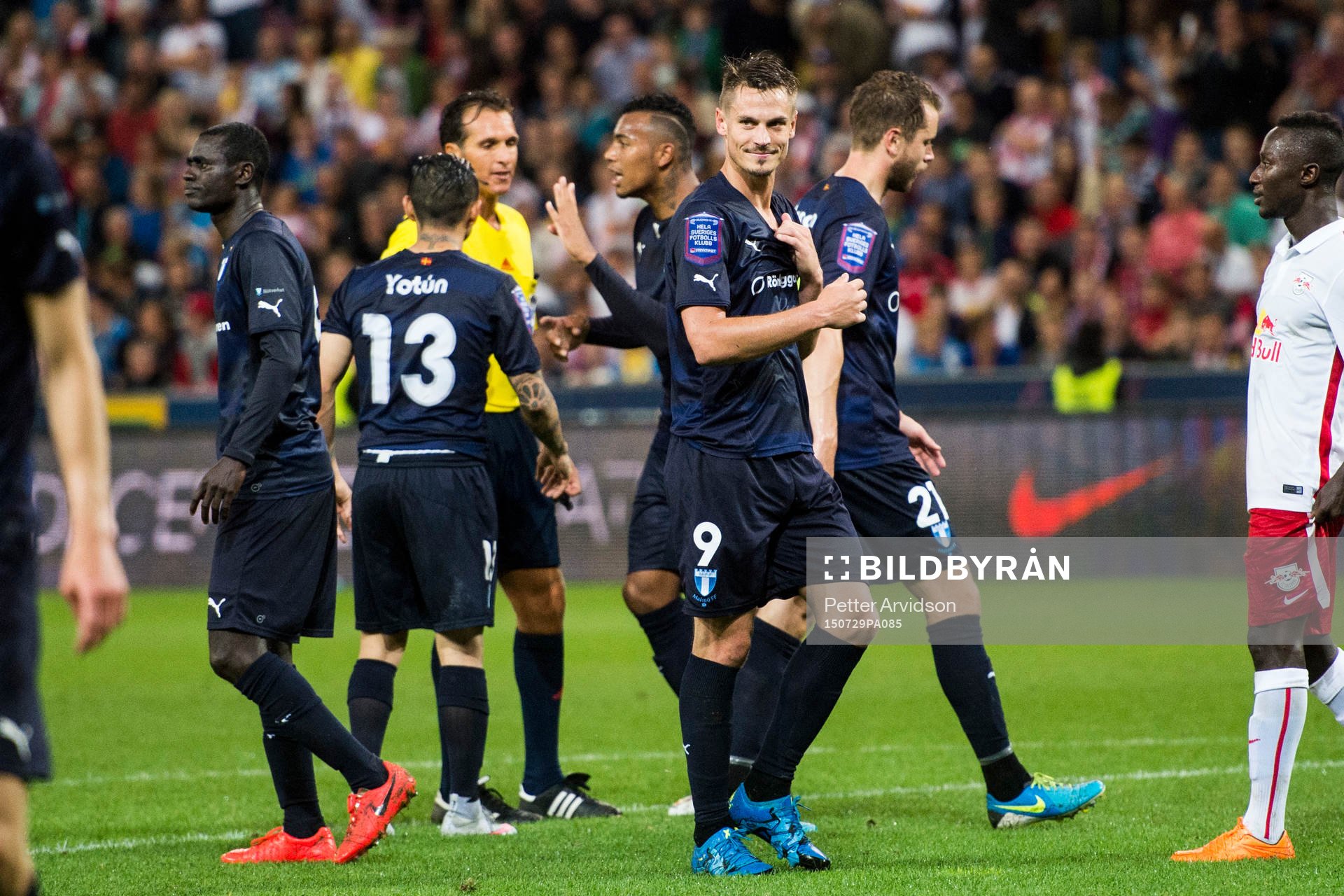 Malmö FFs Markus Rosenberg deppar