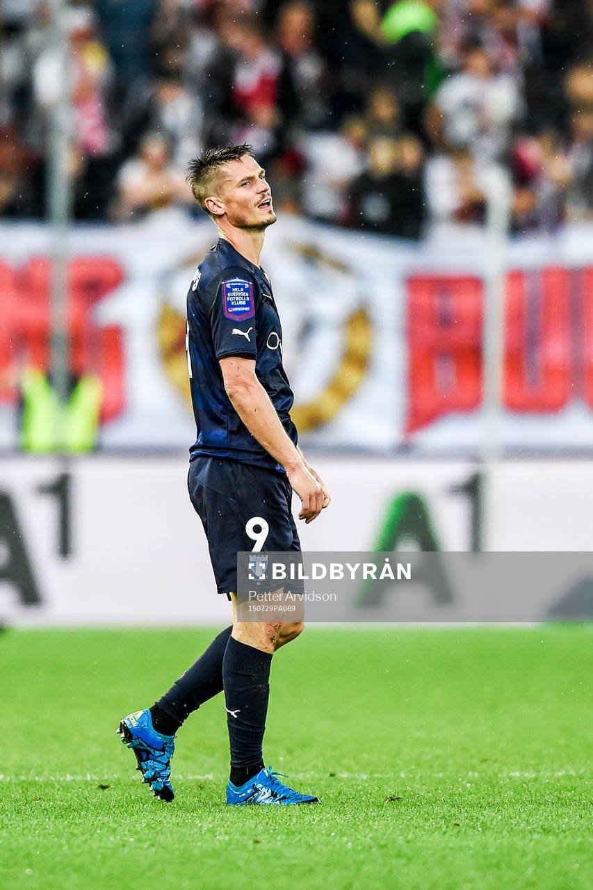 Malmö FFs Markus Rosenberg deppar