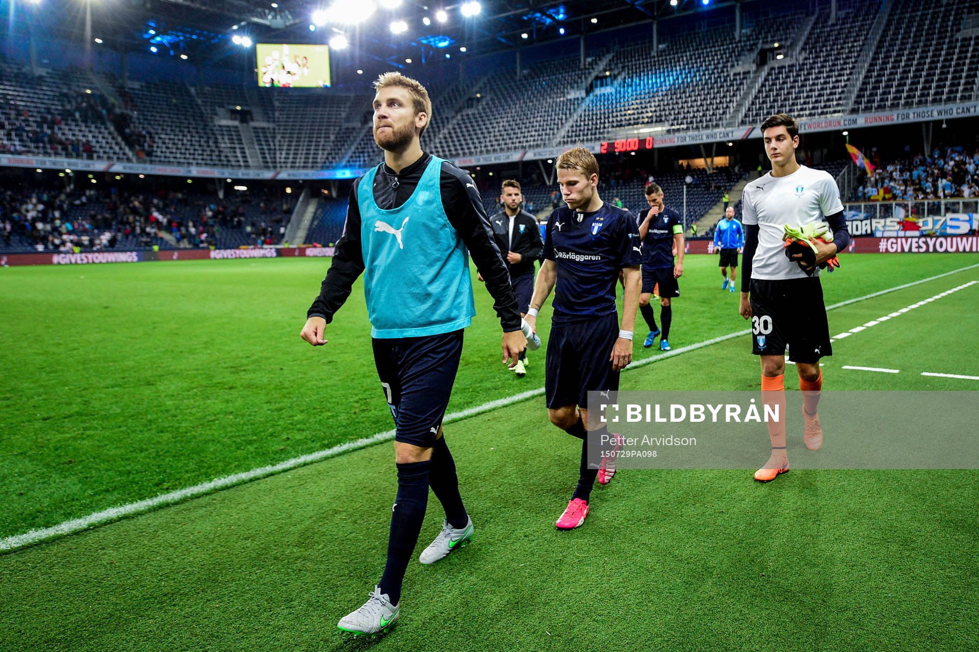 Malmö FFs Rasmus Bengtsson, Oscar Lewicki och målvakt