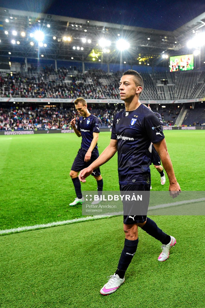 Malmö FFs Nikola Djurjic deppar