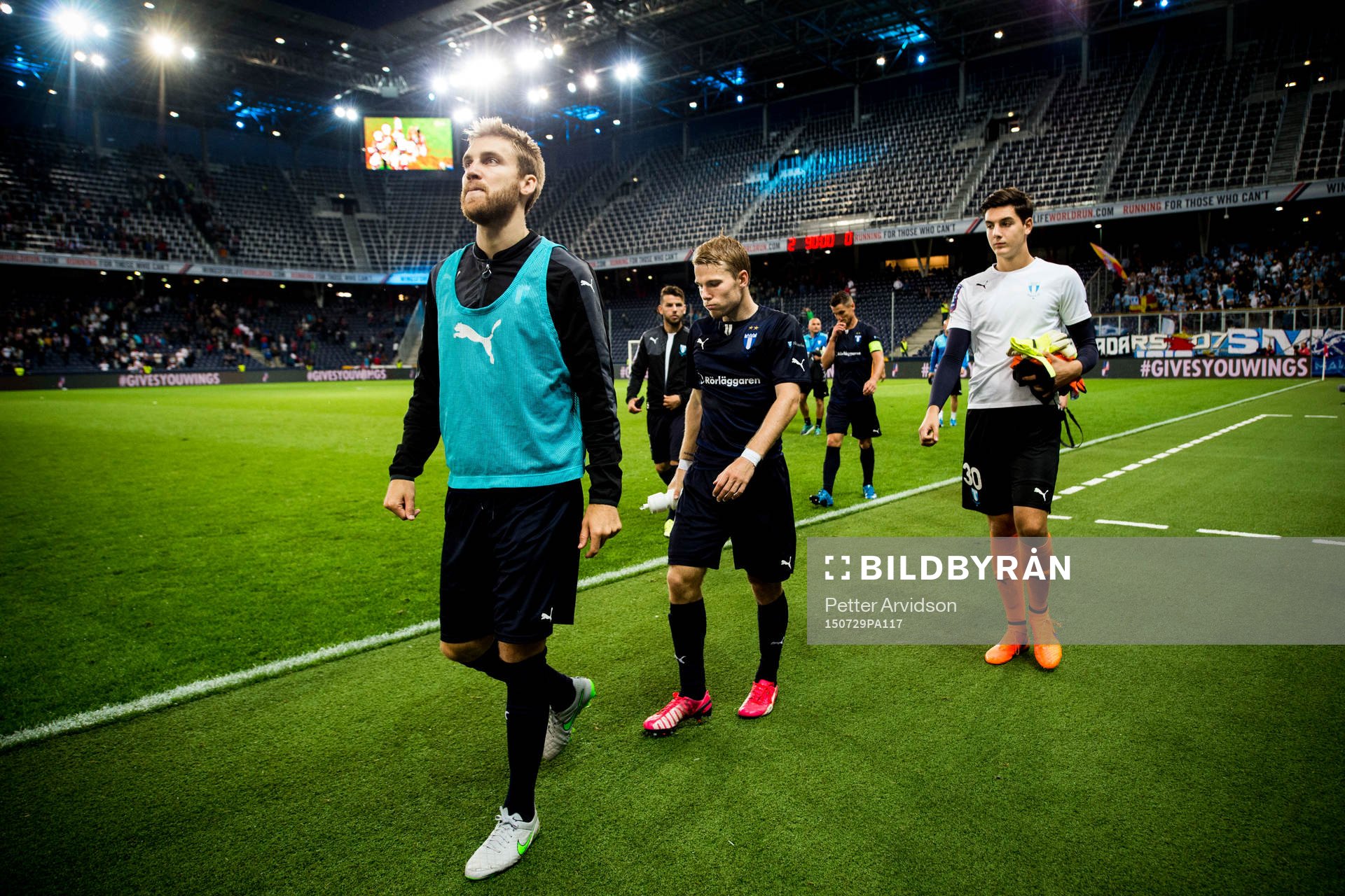 Malmö FFs Rasmus Bengtsson, Oscar Lewicki och målvakt