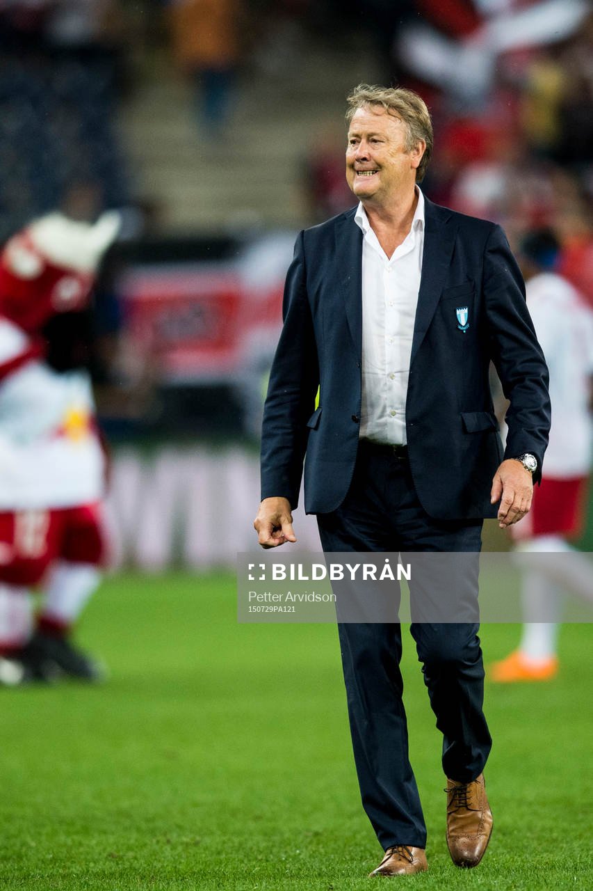 Malmö FFs tränare Åge Hareide deppar