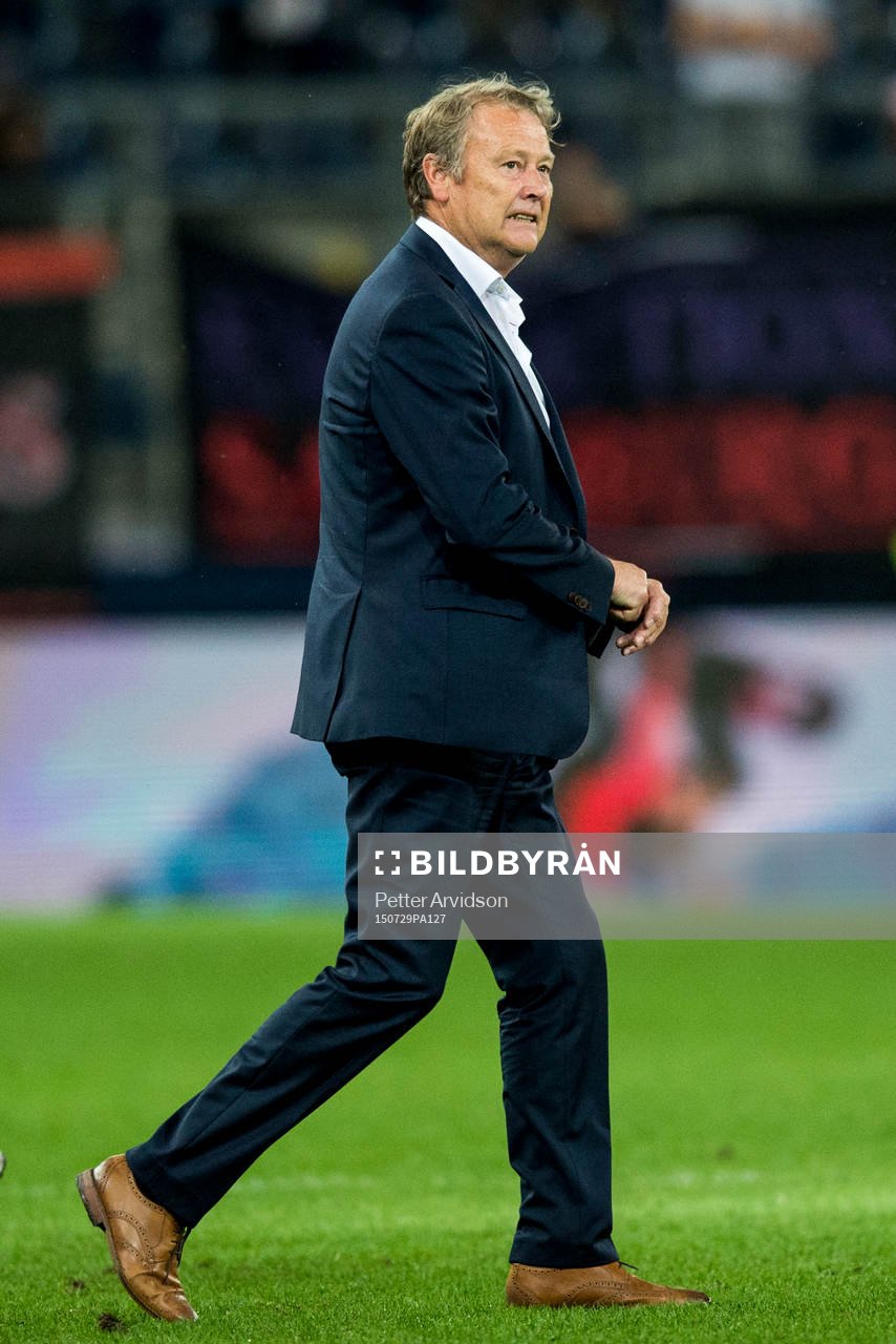 Malmö FFs tränare Åge Hareide deppar