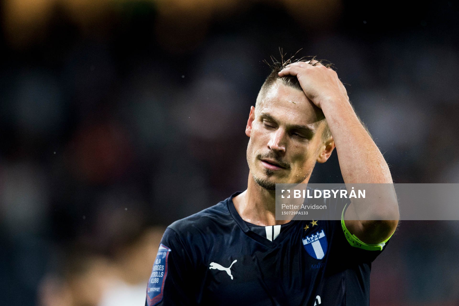 Malmö FFs Markus Rosenberg deppar