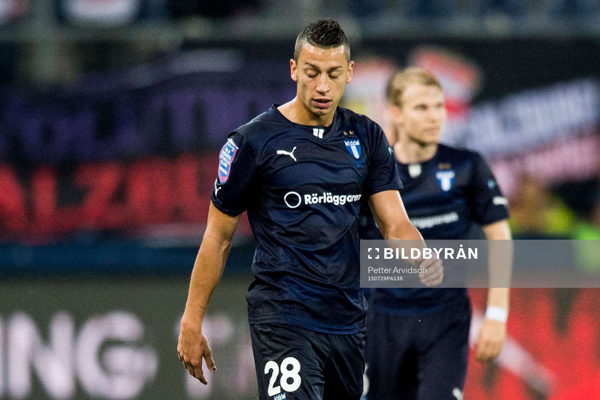 Malmö FFs Nikola Djurjic deppar