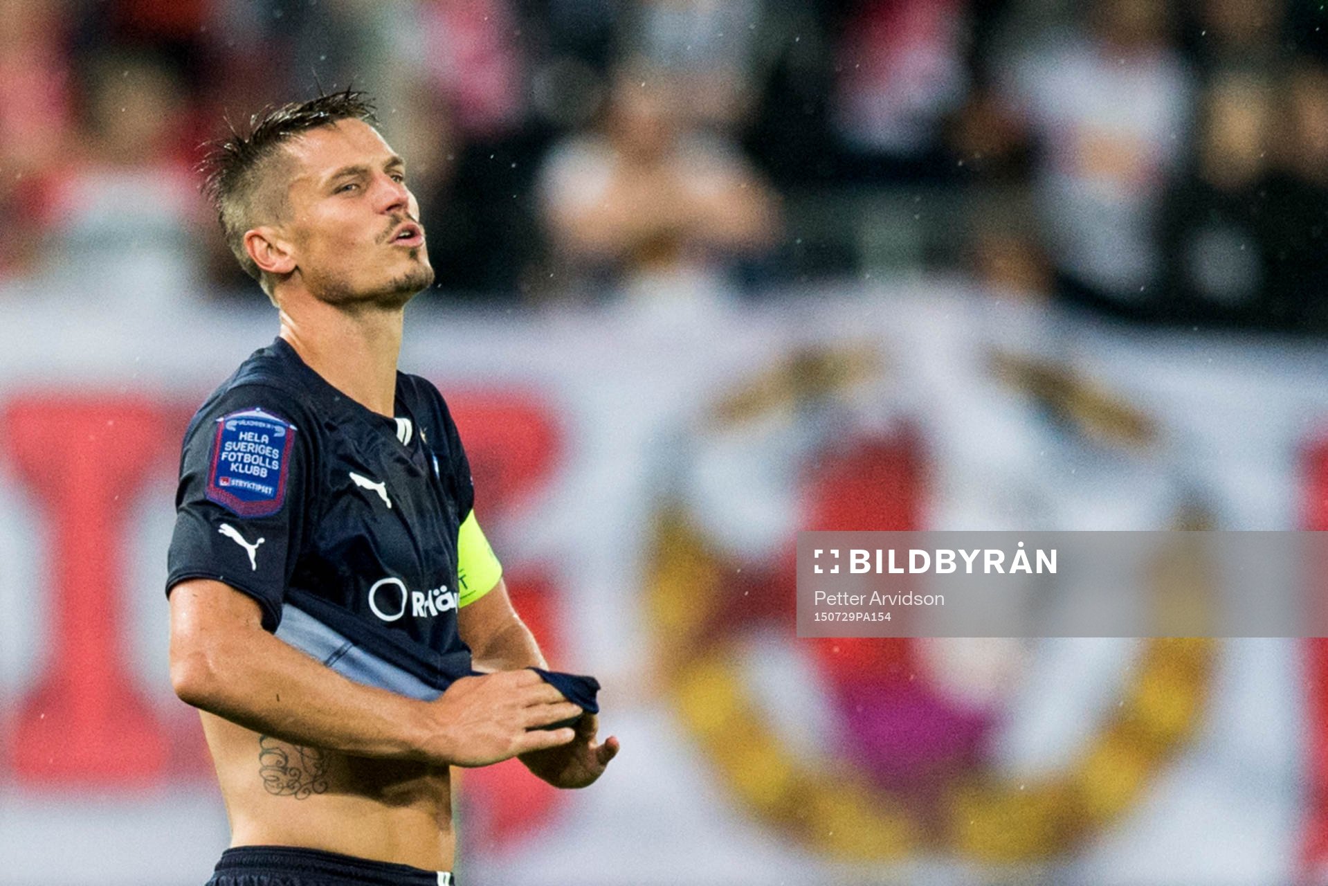 Malmö FFs Markus Rosenberg deppar
