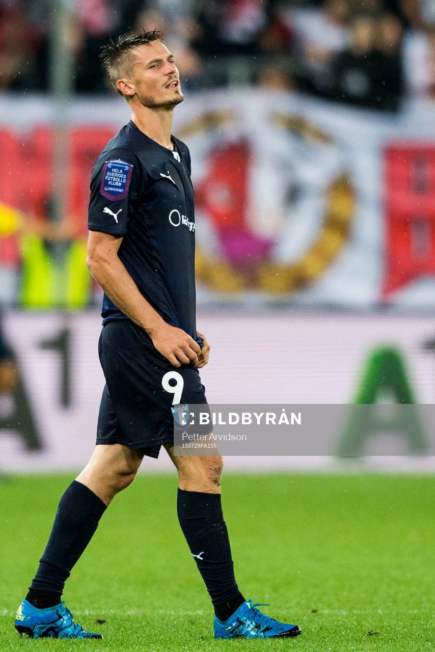 Malmö FFs Markus Rosenberg deppar