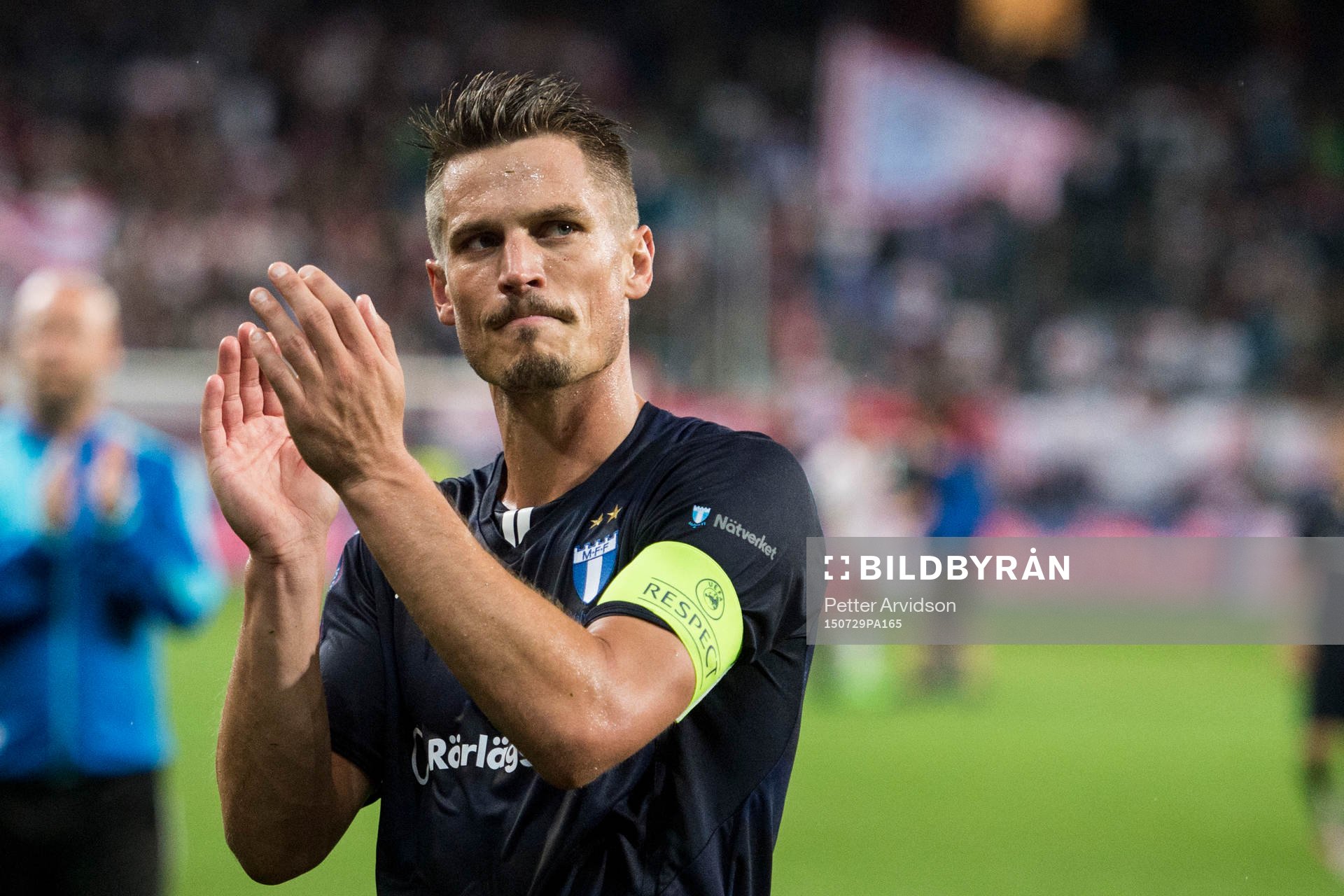 Malmö FFs Markus Rosenberg tackar publiken