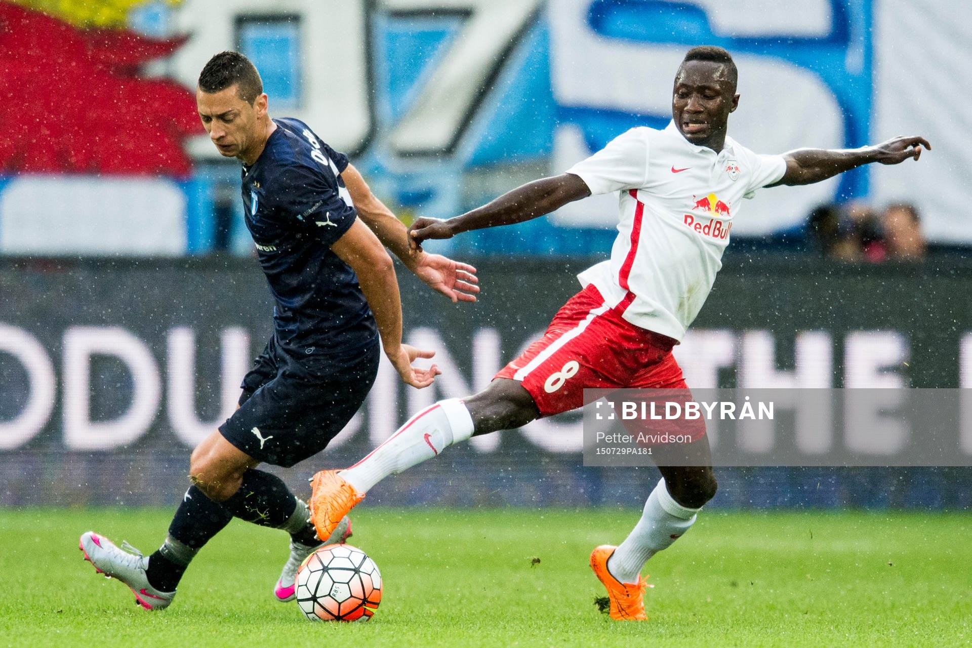 Malmö FFs Nikola Djurjic och Salzburgs Naby Keita