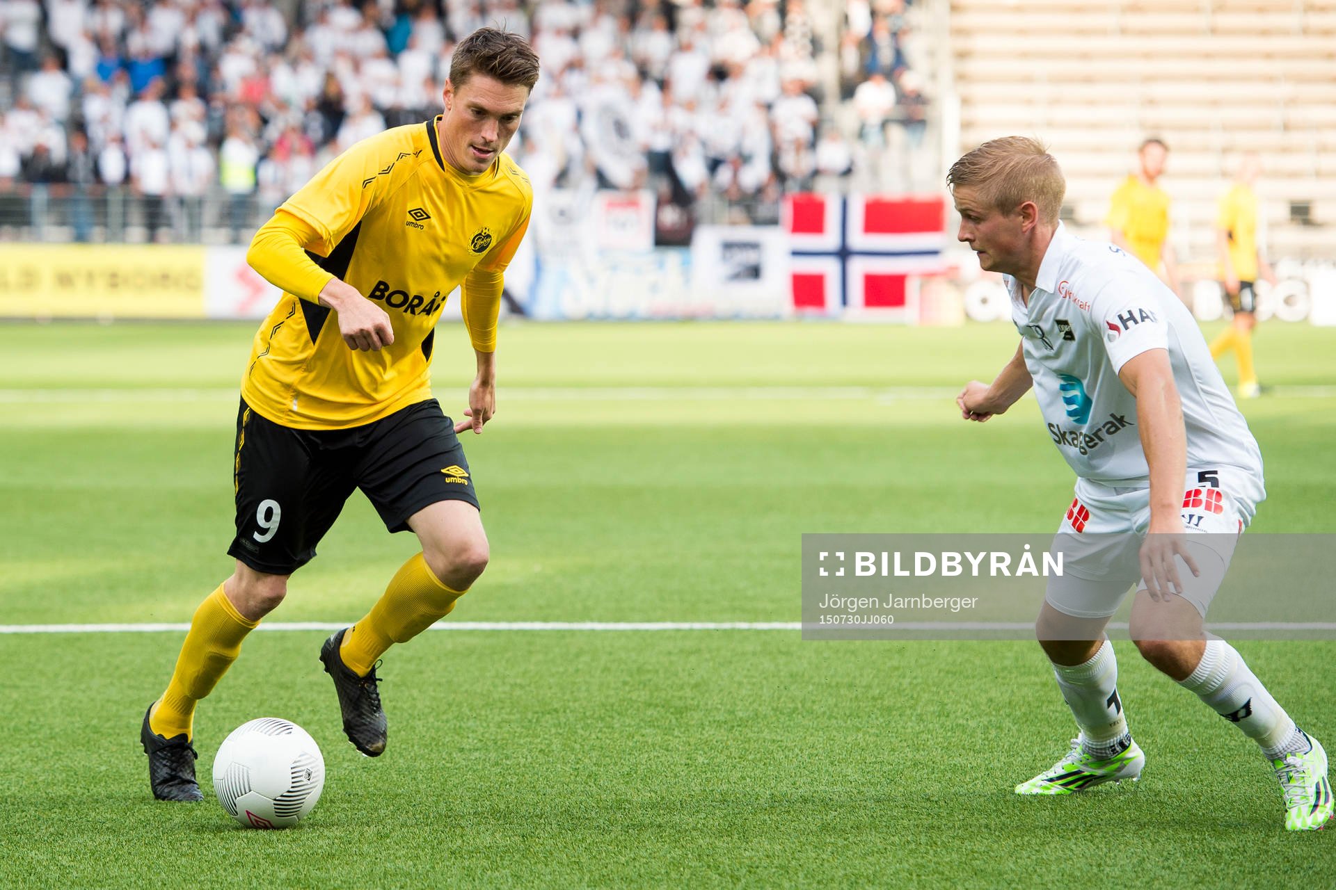 Elfsborgs Lasse Nilsson och Odds Thomas Grögaard
