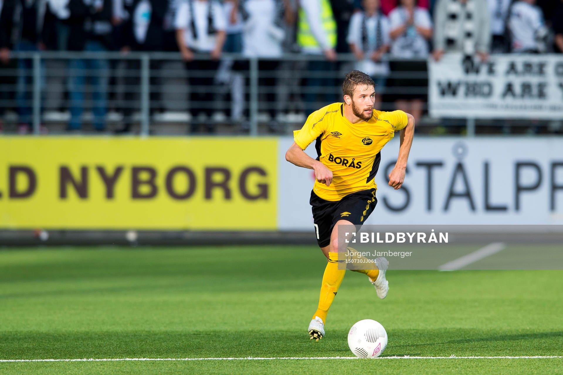 Elfsborgs Marcus Rohdén under en fotbollsmatch i Europa League mellan Elfsborg och Odd den 30 juli 2015 i Borås.