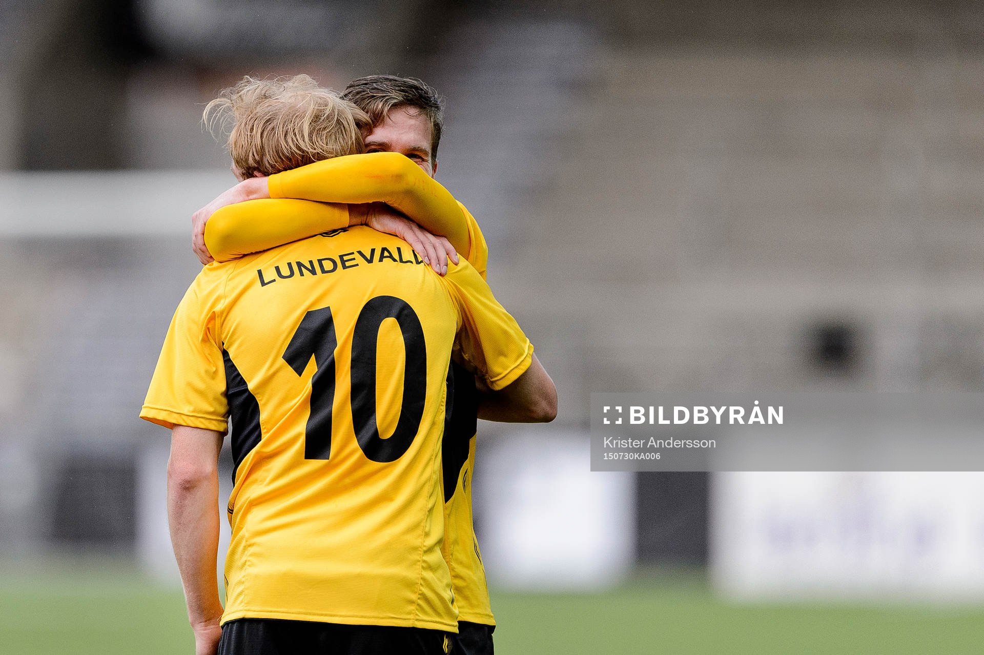 Elfsborgs Simon Lundevall jublar